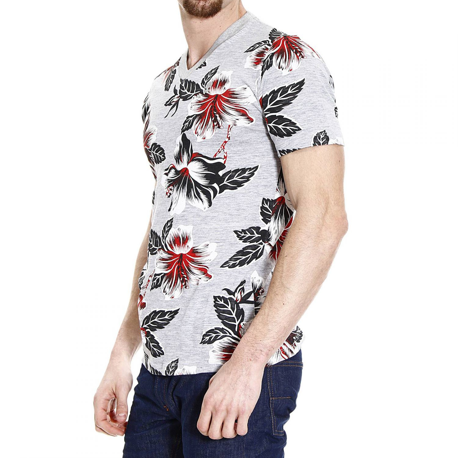 red t shirt half sleeve