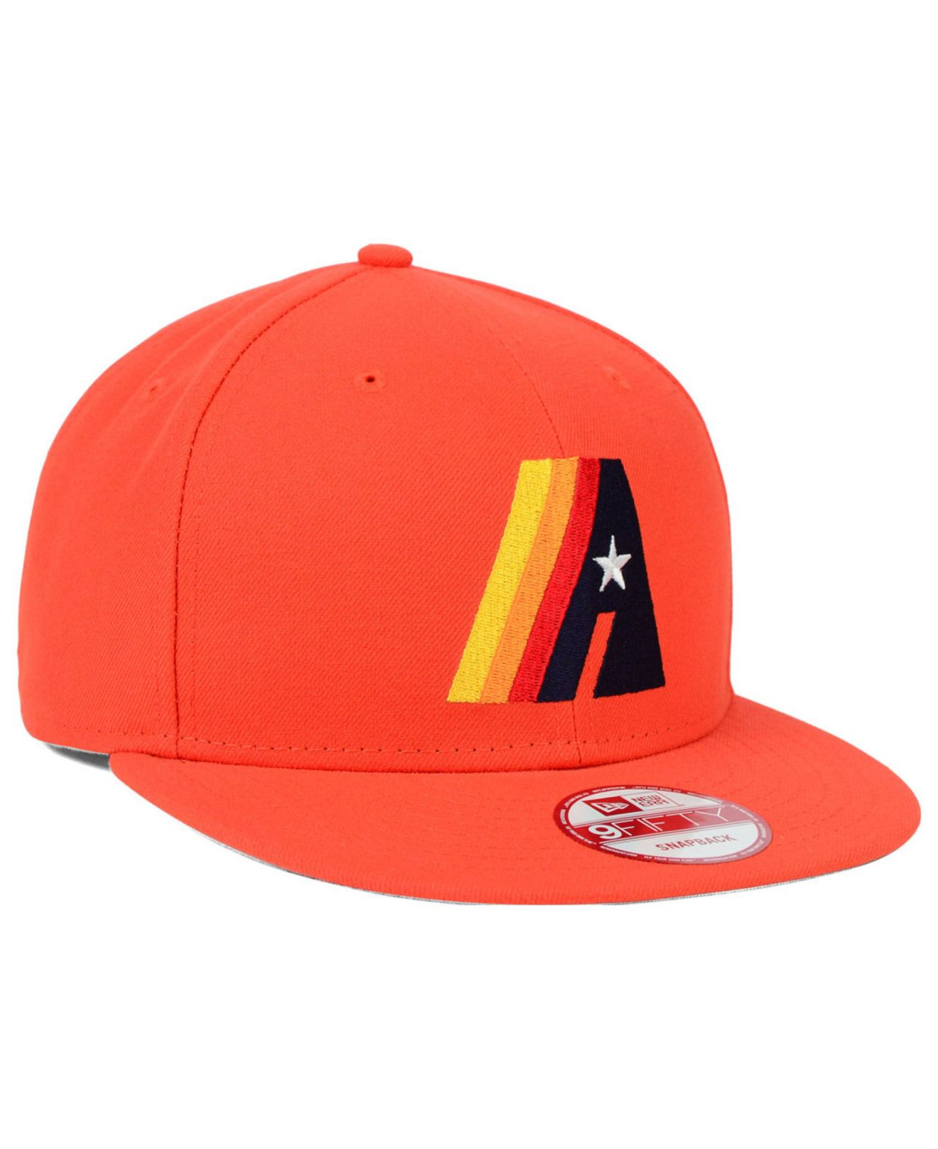 Houston Astros Fanatics Branded True Classic Trucker Snapback Hat -  Orange/Natural