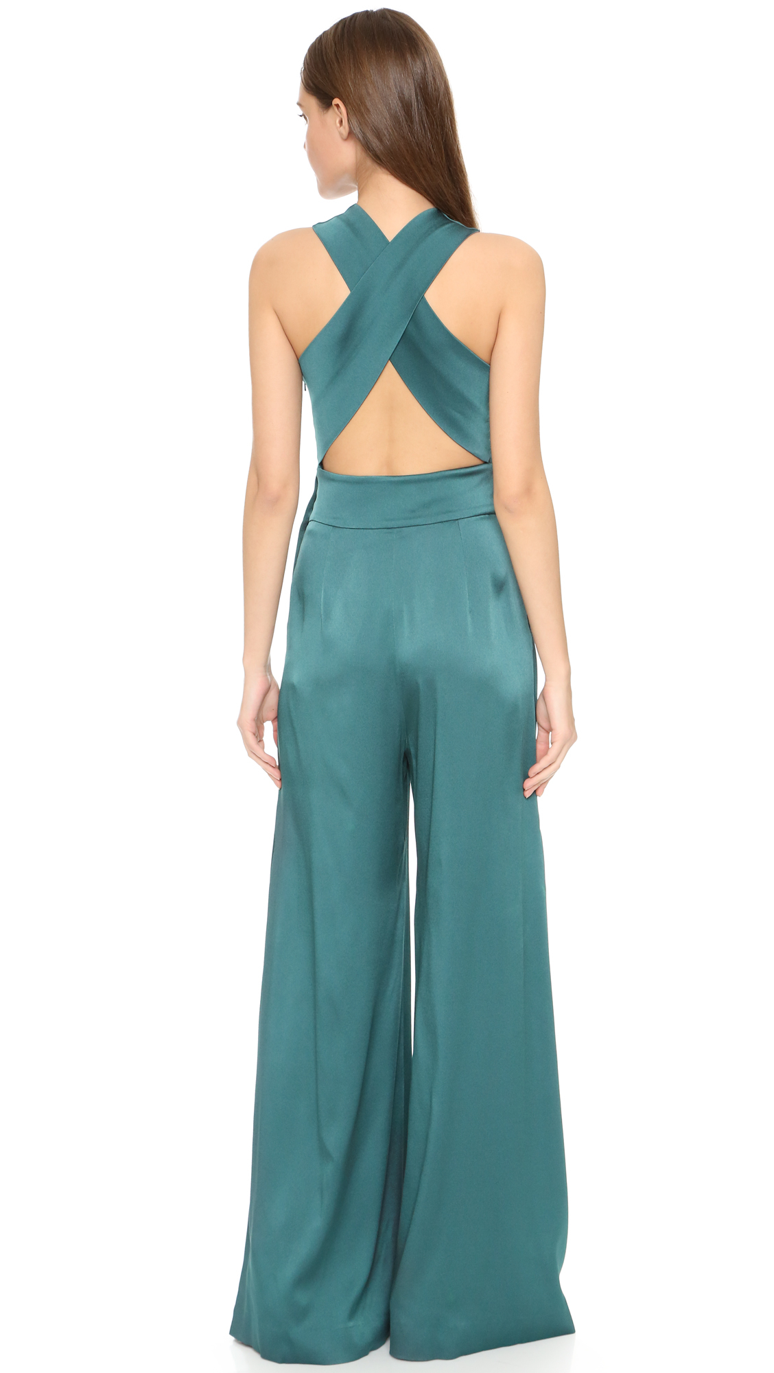 dark teal jumpsuit