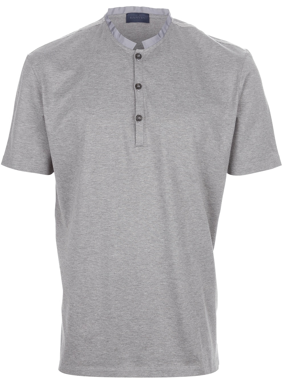 Band collar polo Clearance