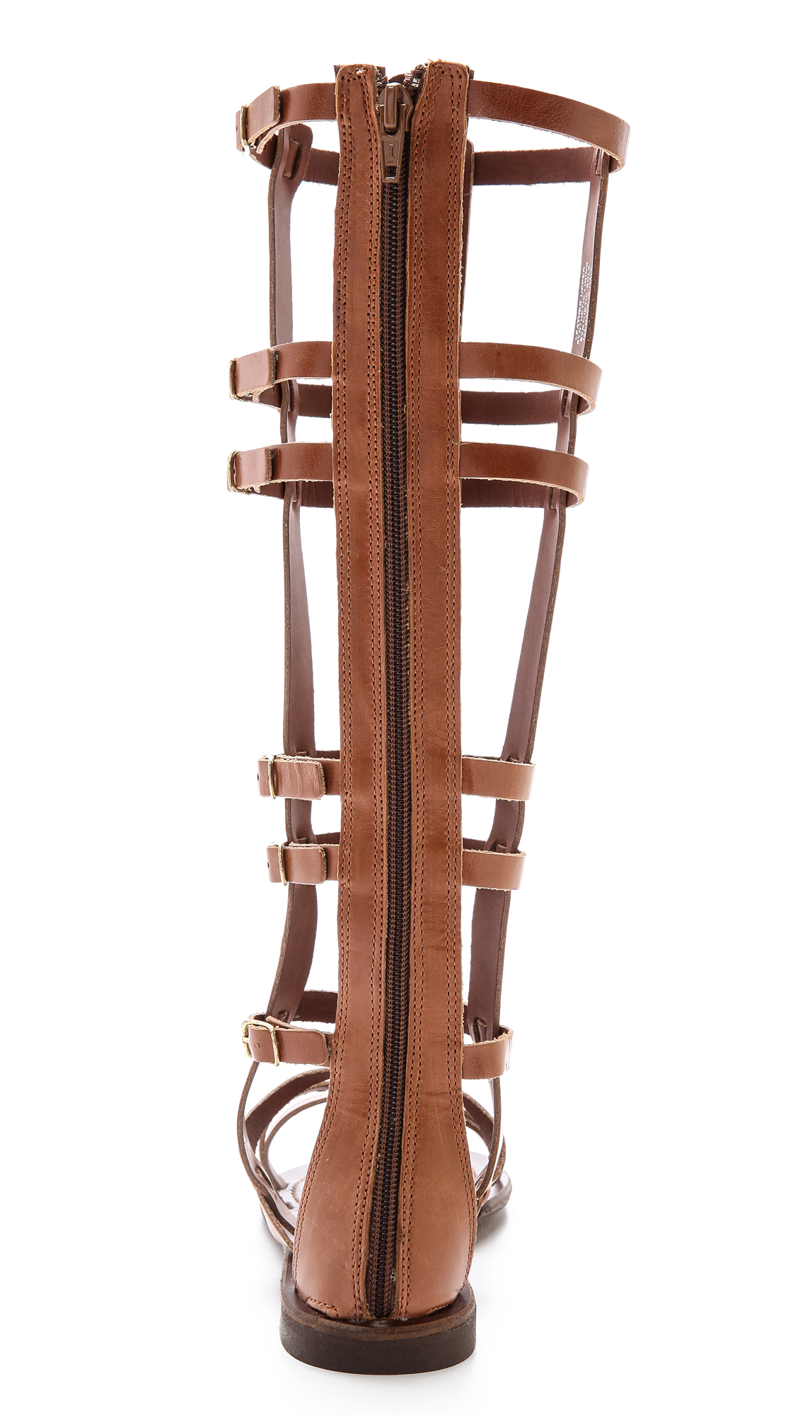 tall brown gladiator sandals