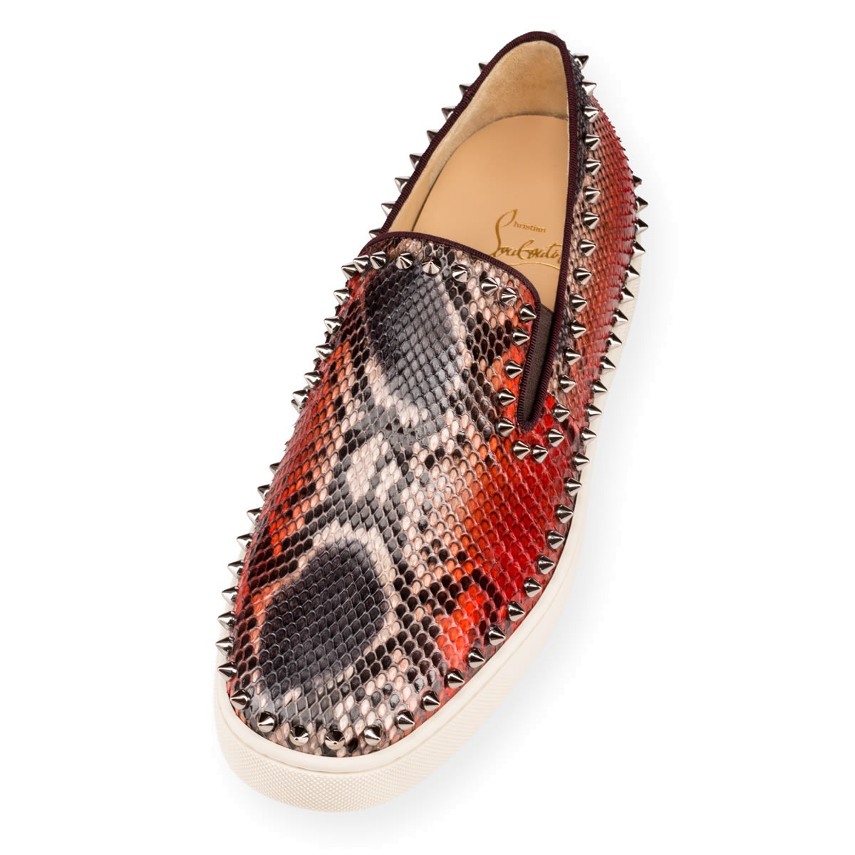 christian louboutin pik boat men\u0026#39;s flat Multi Python | cosmetics ...  