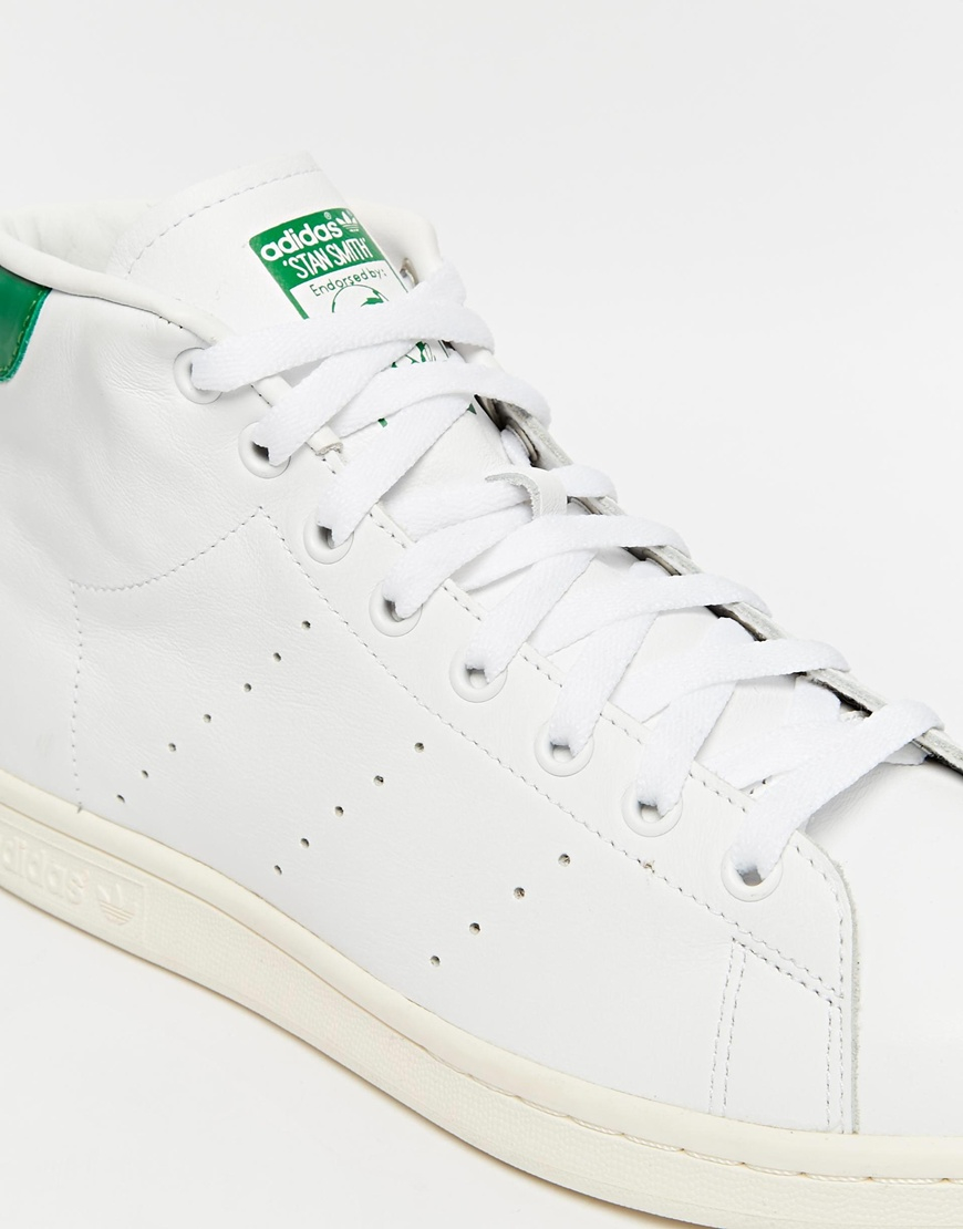 adidas stan smith mid blancas
