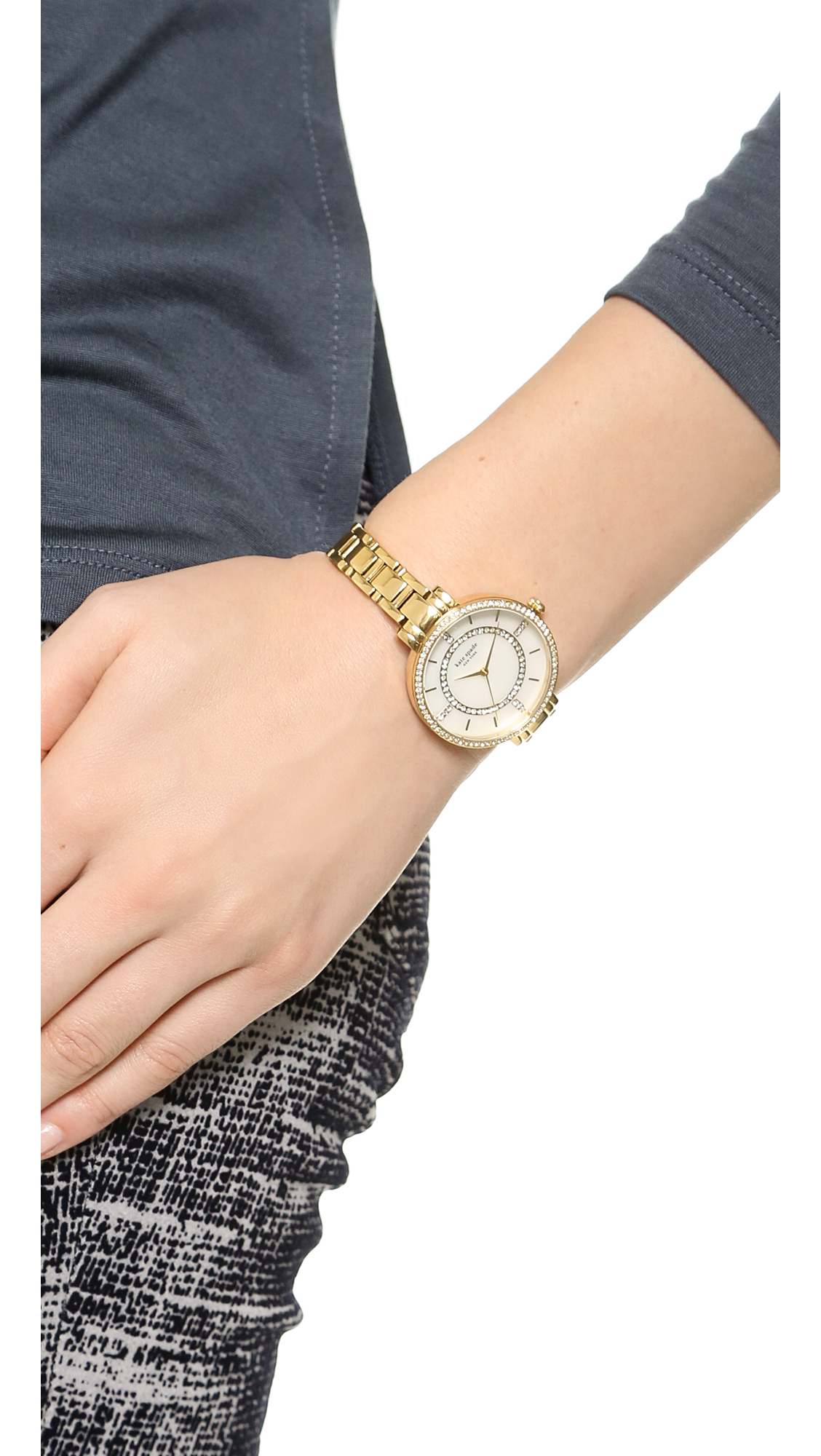kate spade holland skinny bracelet watch