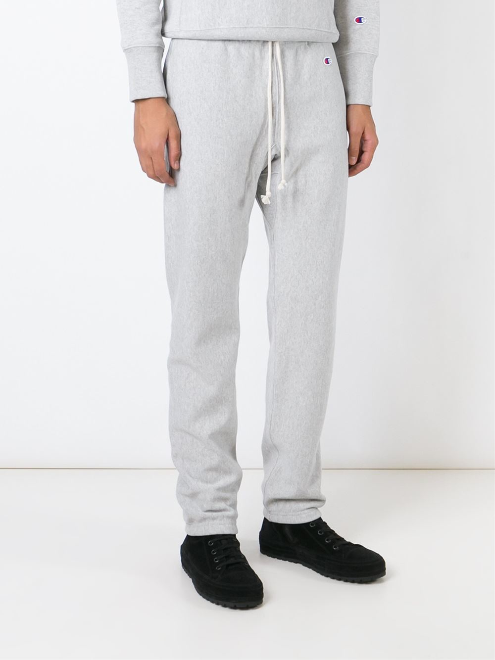 grey champion tracksuit bottoms