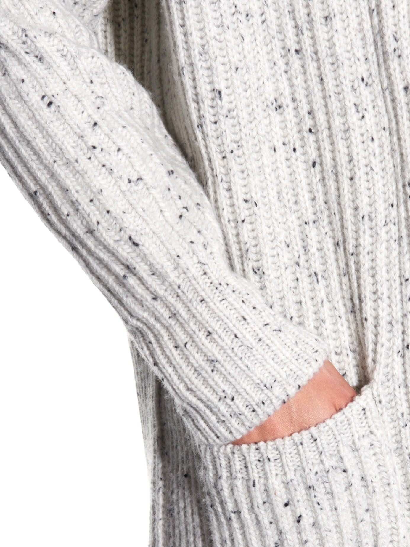chunky ribbed cardigan