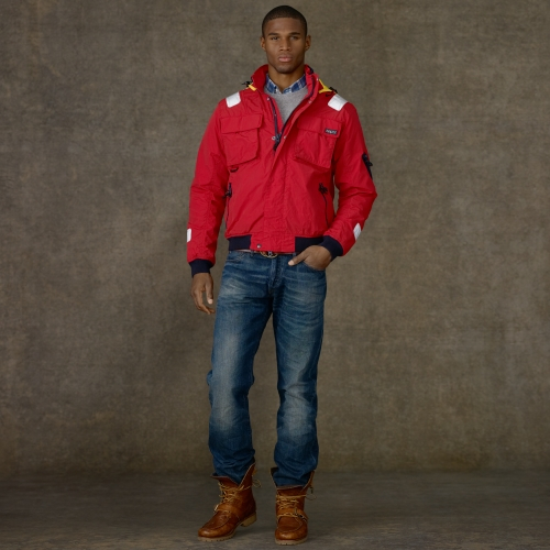 Polo Ralph Lauren Southwald Sailing Jacket in Red for Men - Lyst