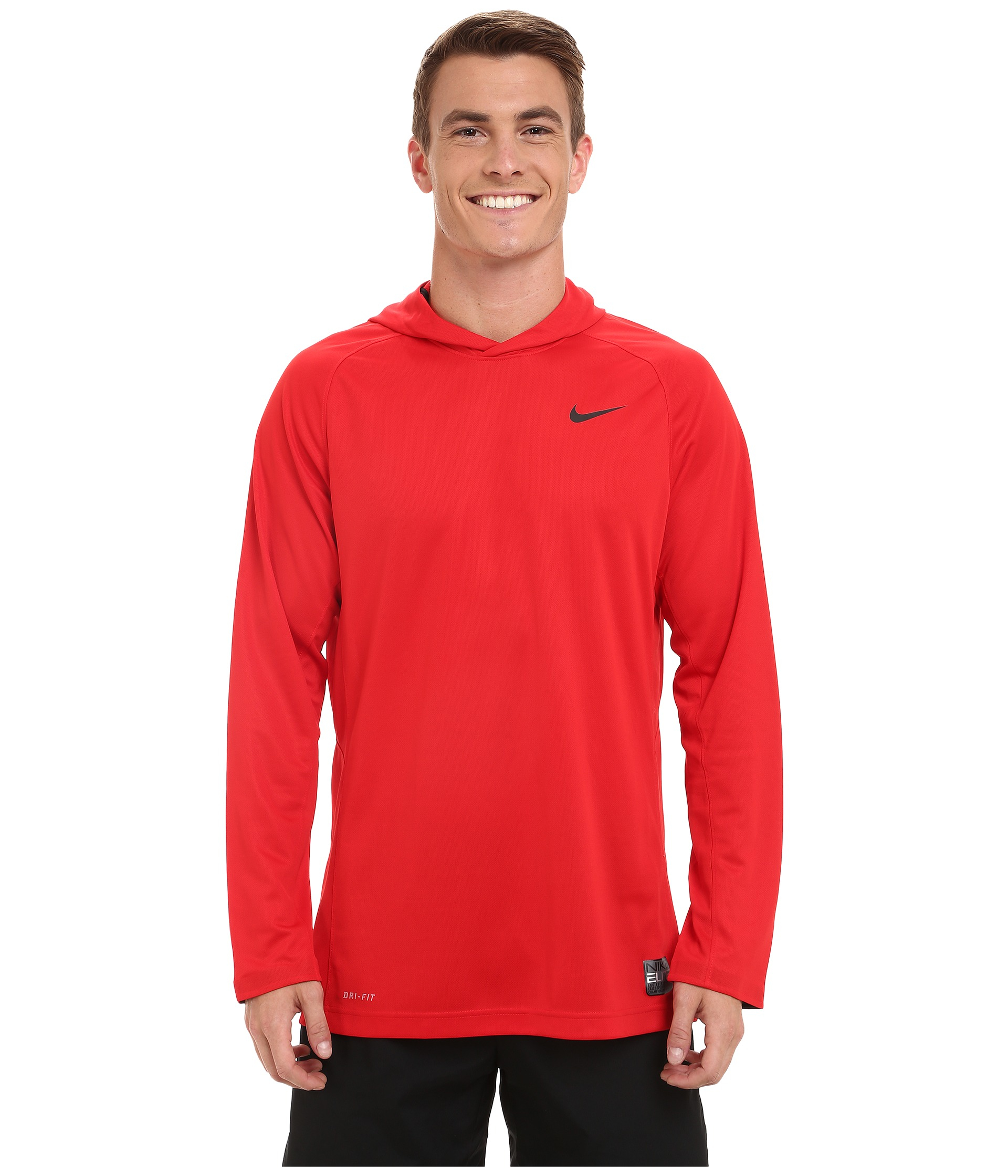 Nike Elite Hooded Shooter Shirt in Red for Men - Lyst