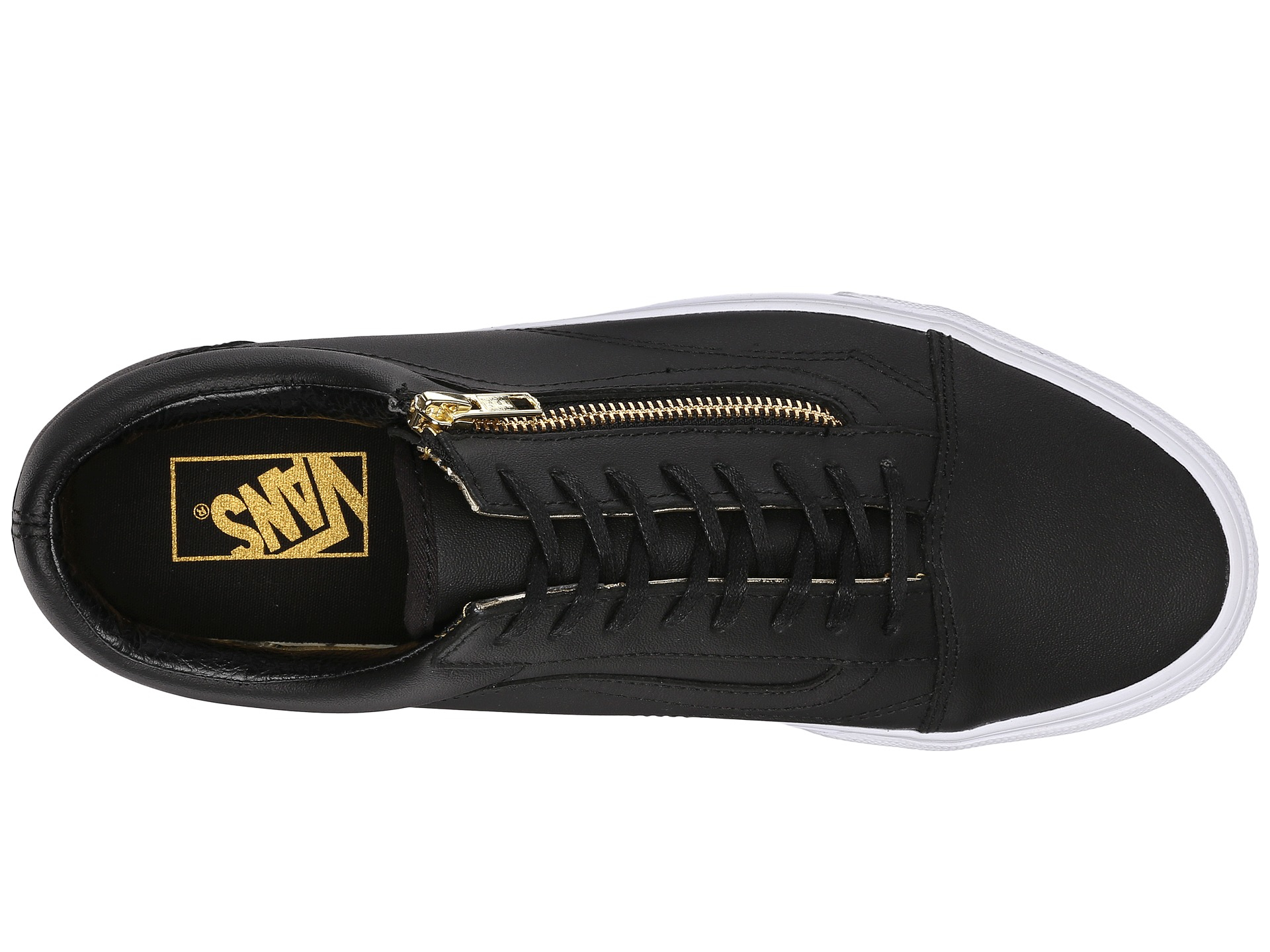 vans old skool leather black