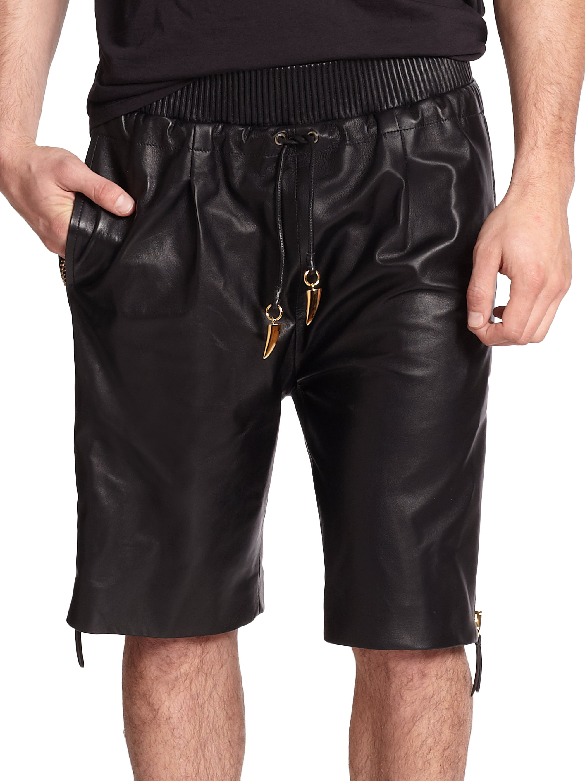 Shop by category Shop for and buy mens black leather shorts online at Macy's. Find mens black leather shorts at Macy's.