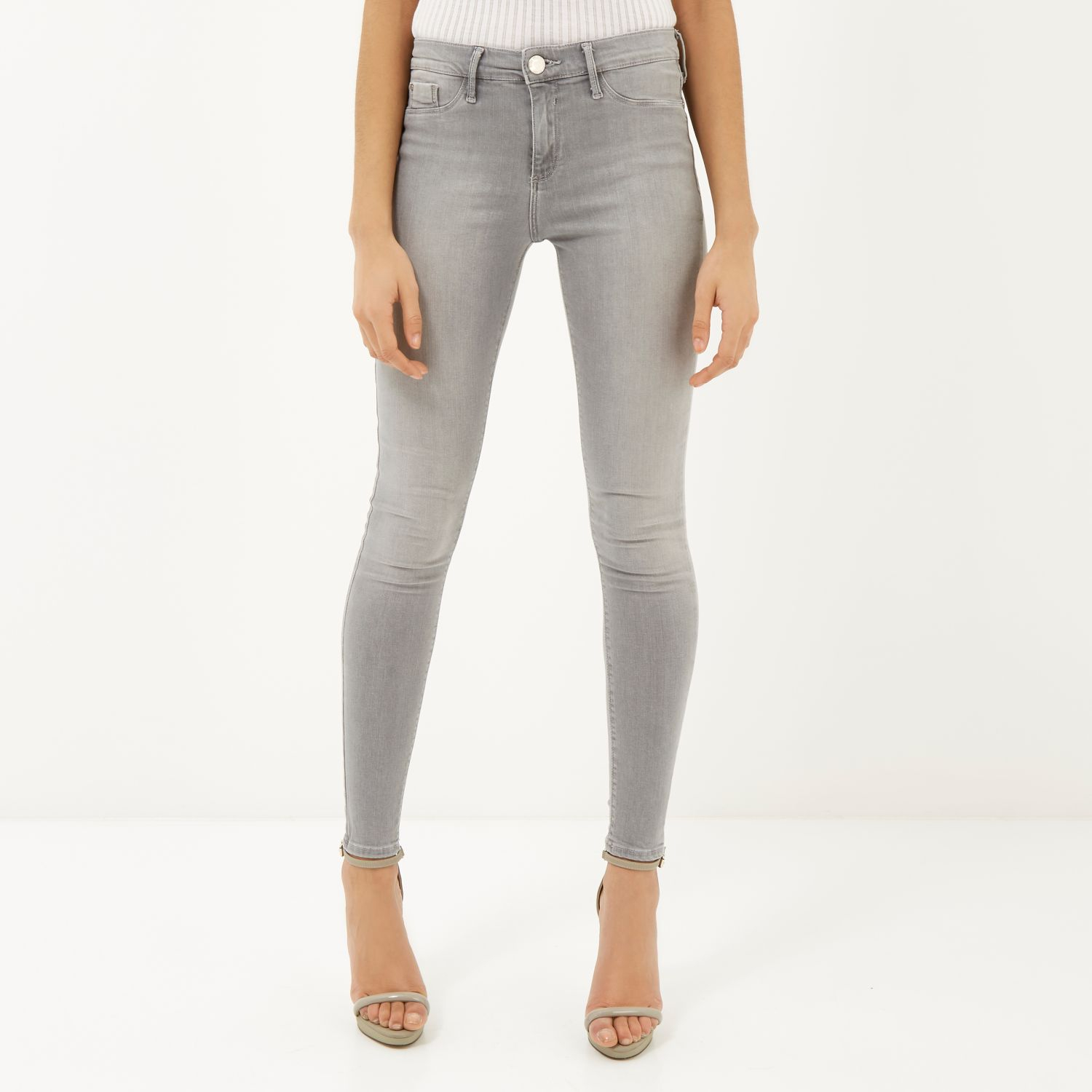 grey molly jeans river island