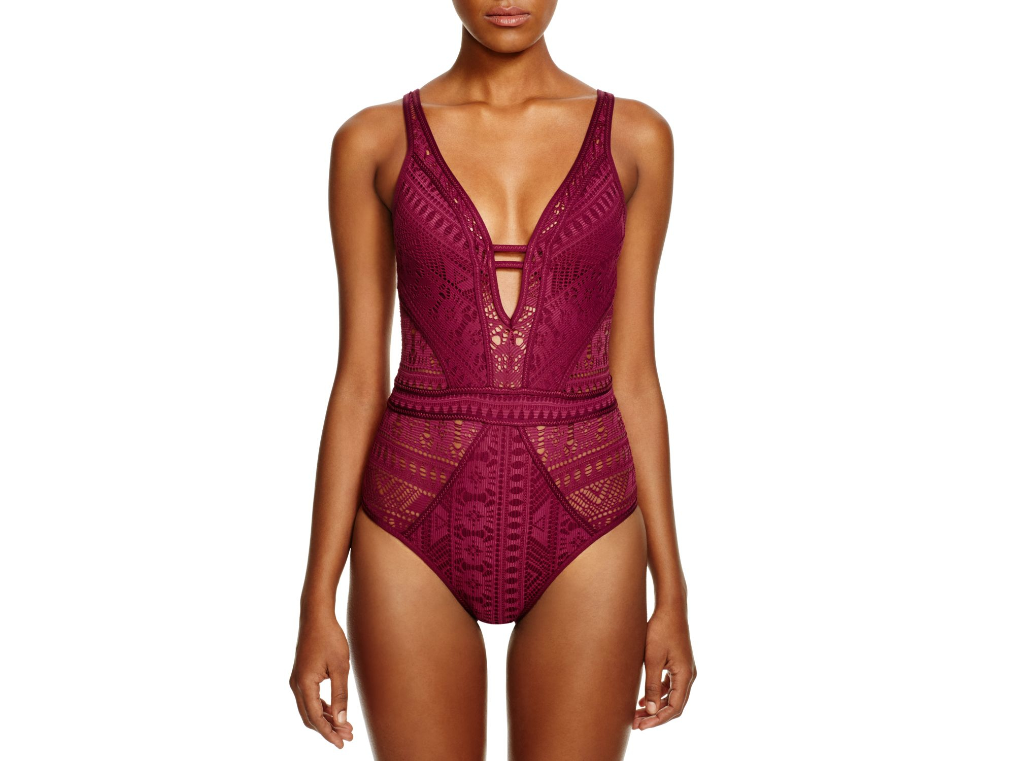 becca lace one piece
