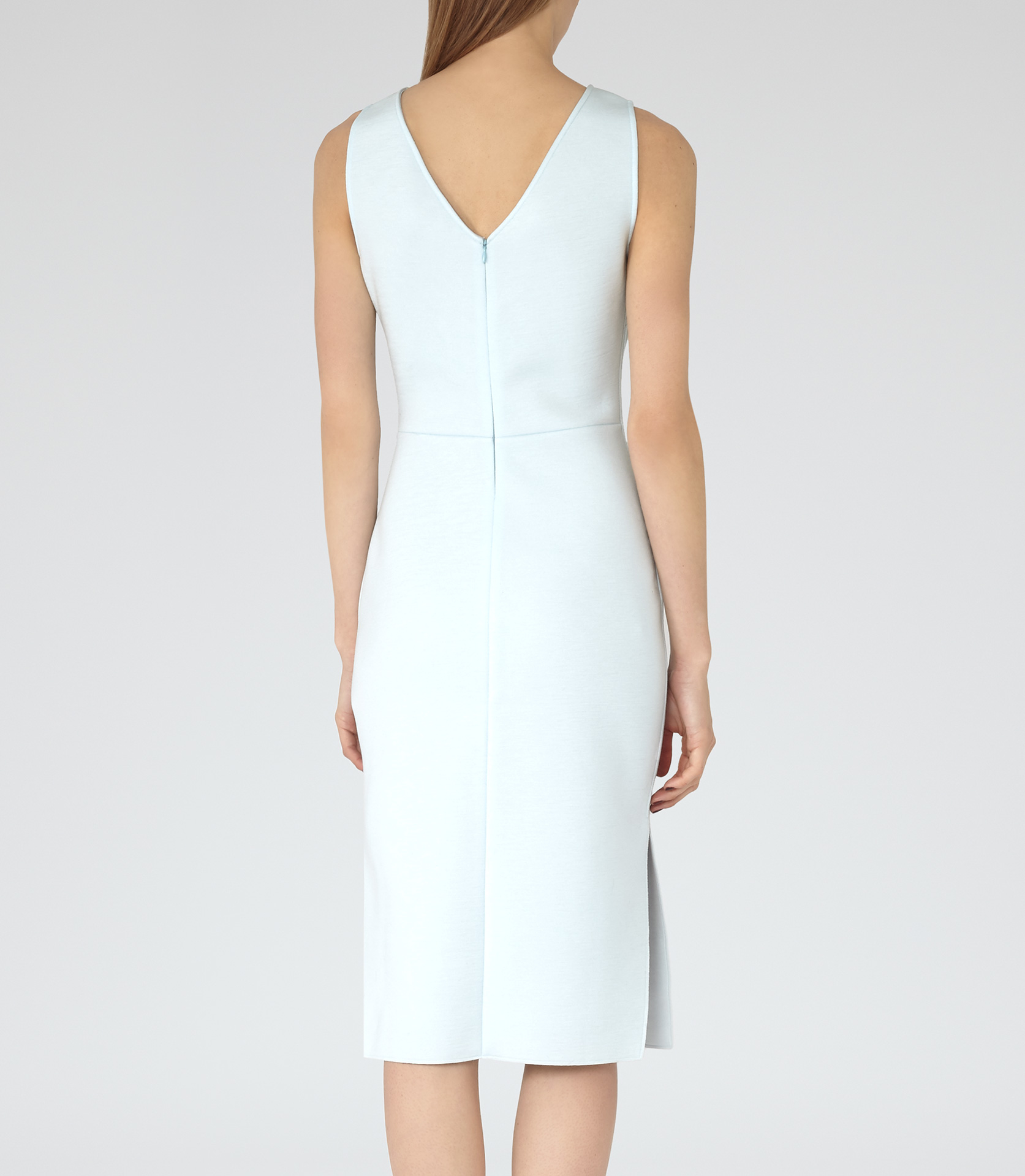 reiss pale blue dress