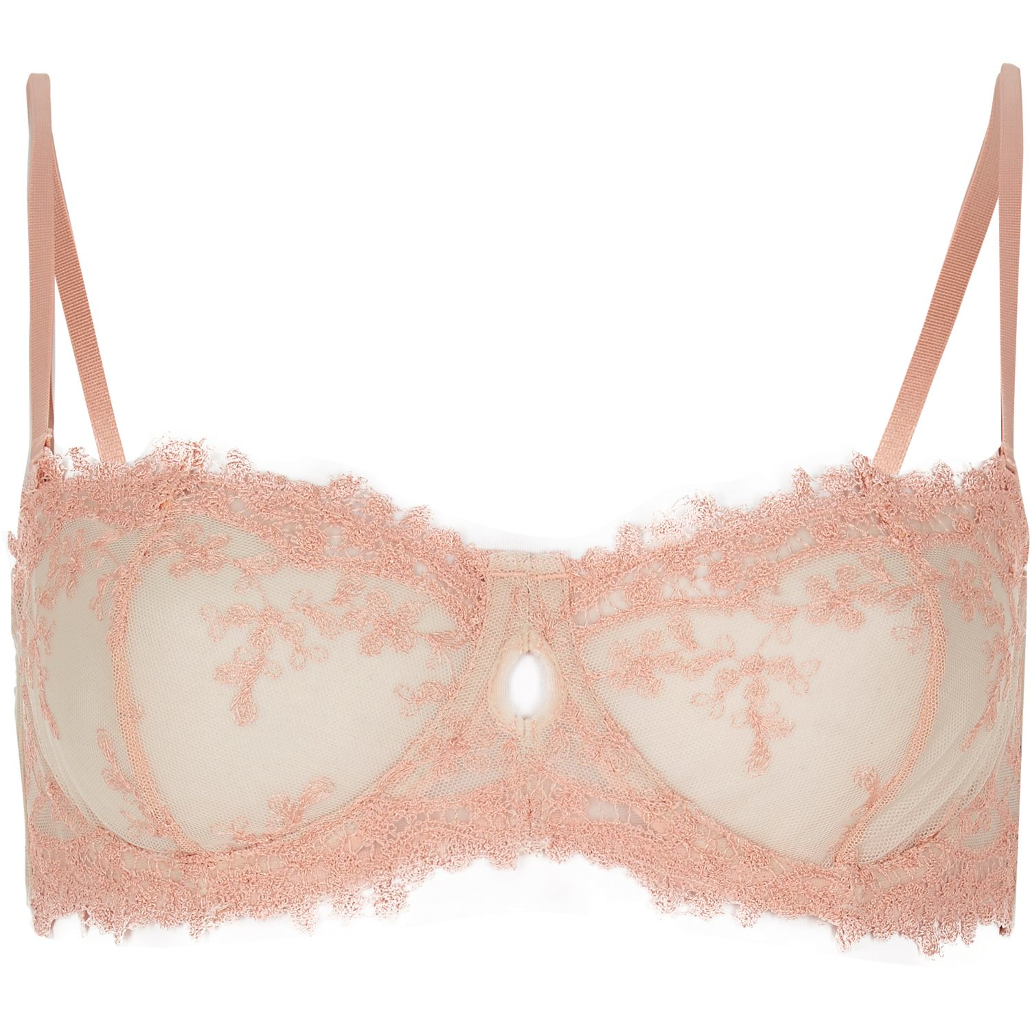 light pink lace bra