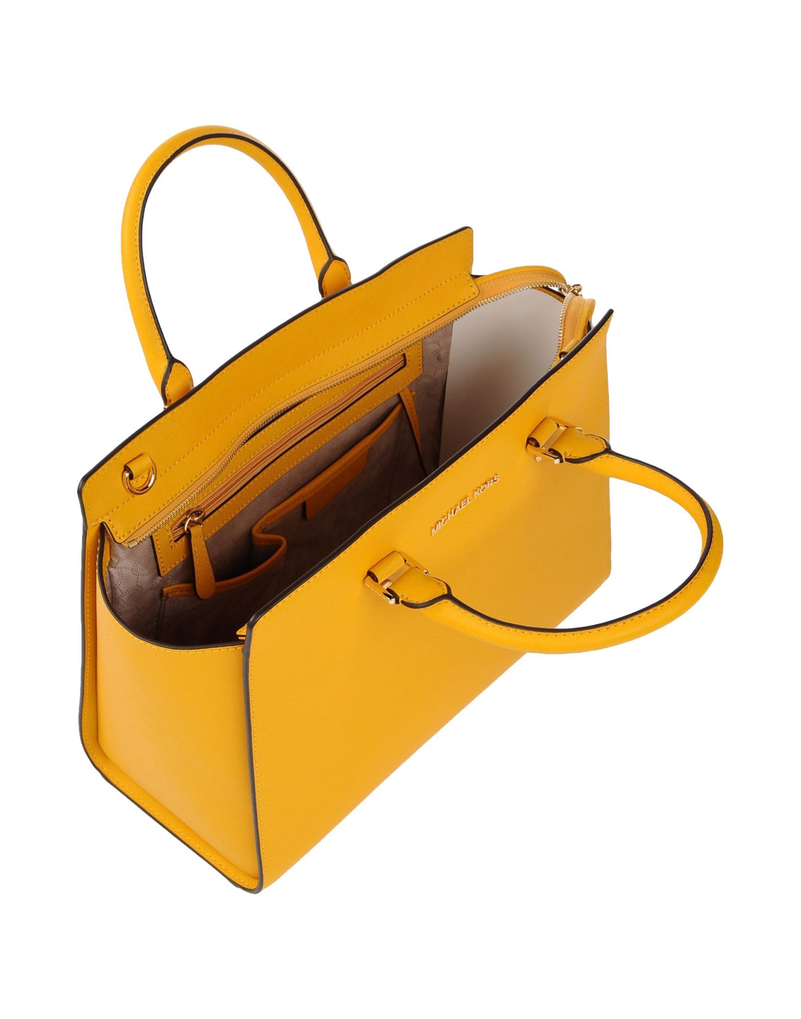 Michael michael kors Handbag in Yellow Lyst