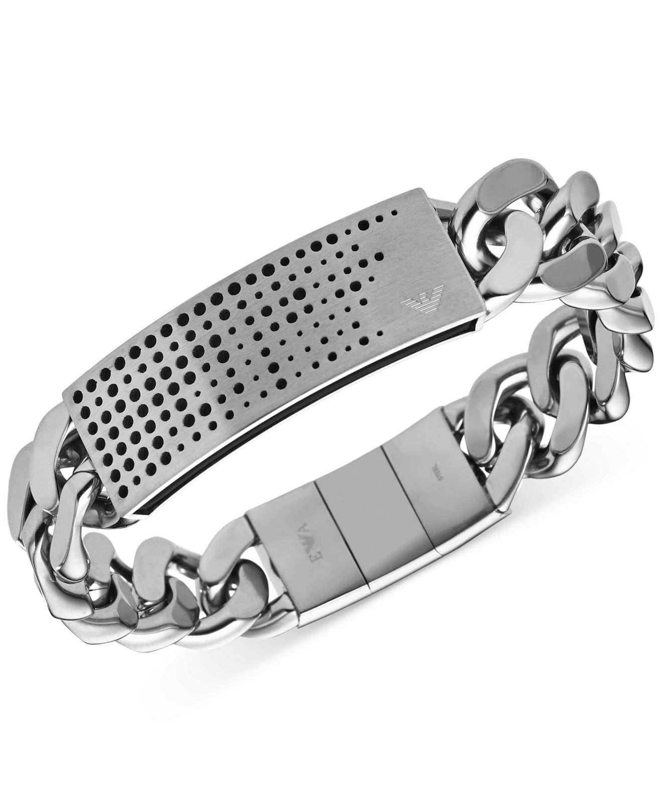 Emporio Armani Mens Silver Bracelet Egs2940040 : Amazon.in: Fashion