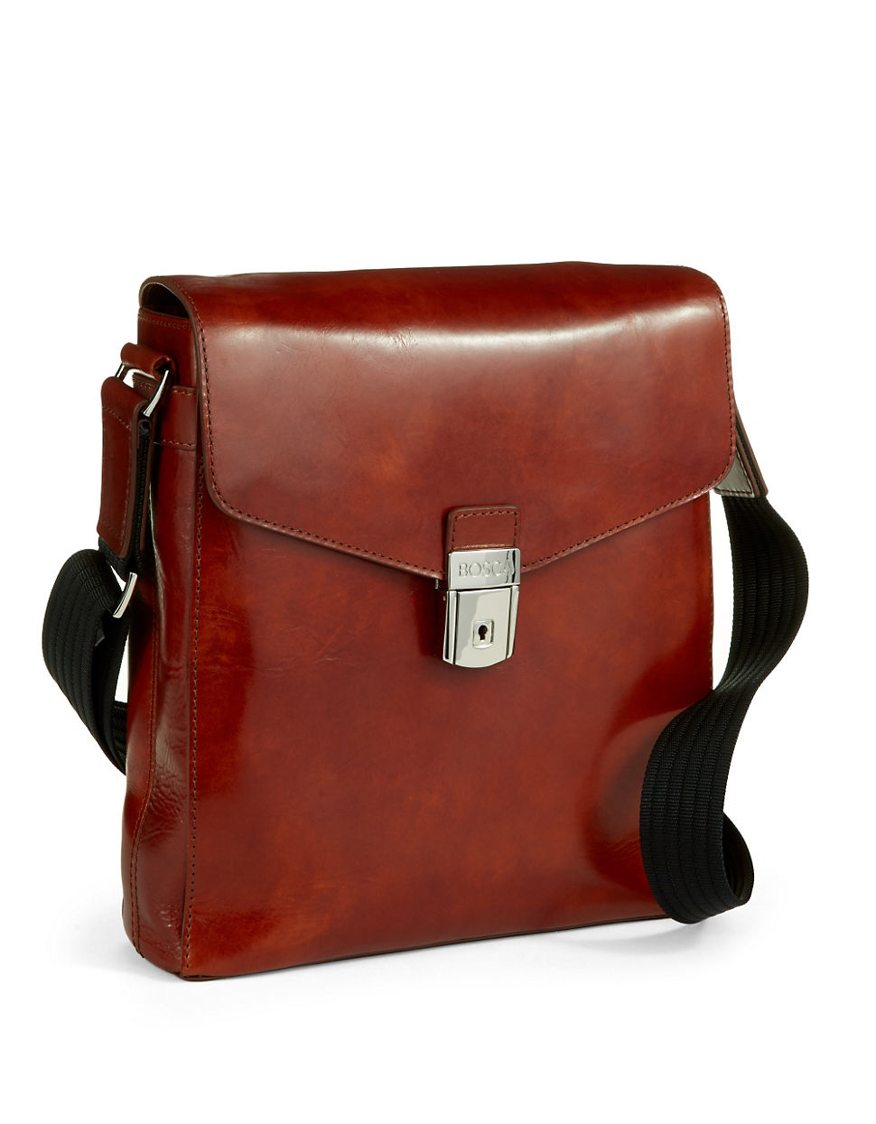 Bosca Leather Carrier Bag in Brown for Men (Amber) | Lyst