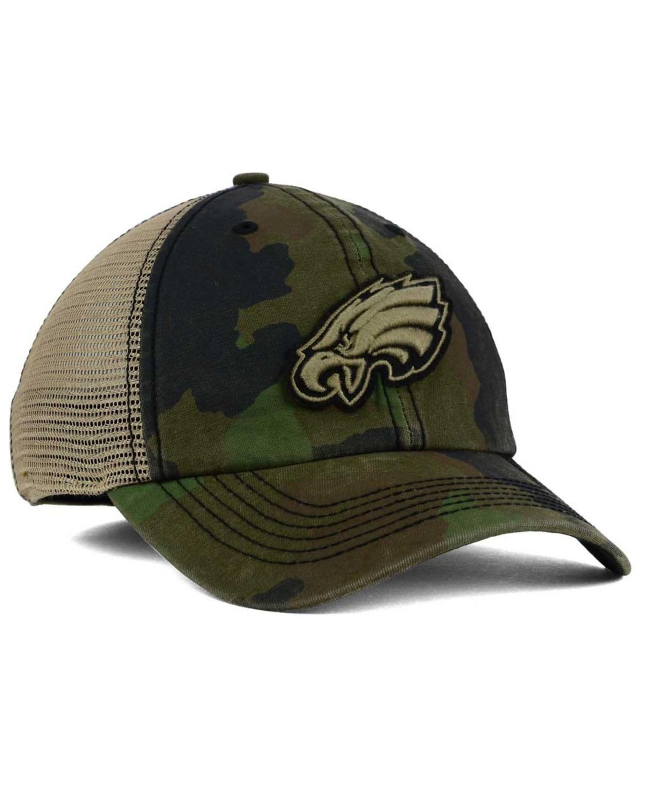 camo eagles hat