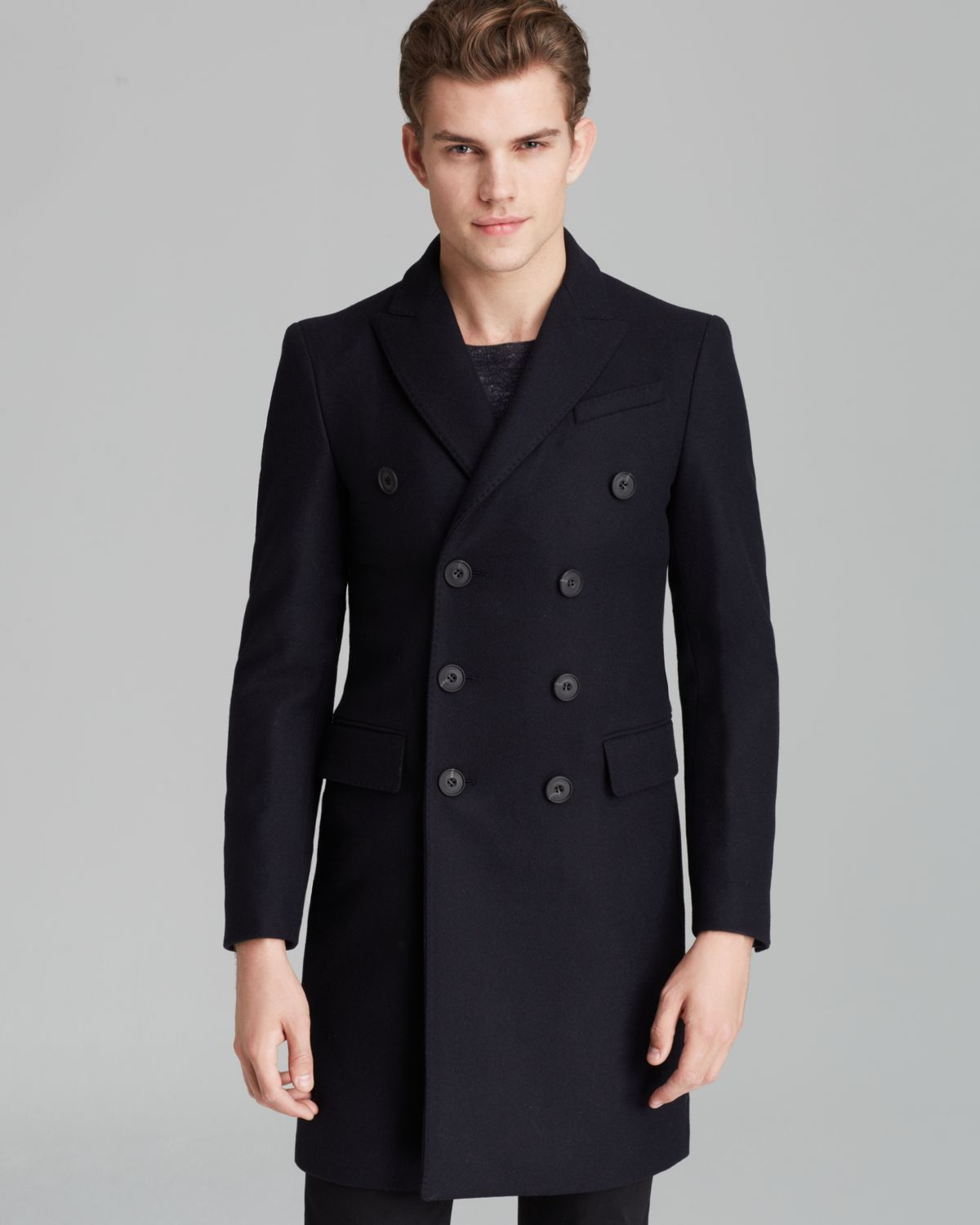 Burberry double breasted coat Clearance