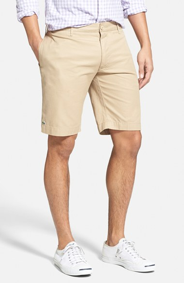 lacoste slim fit shorts