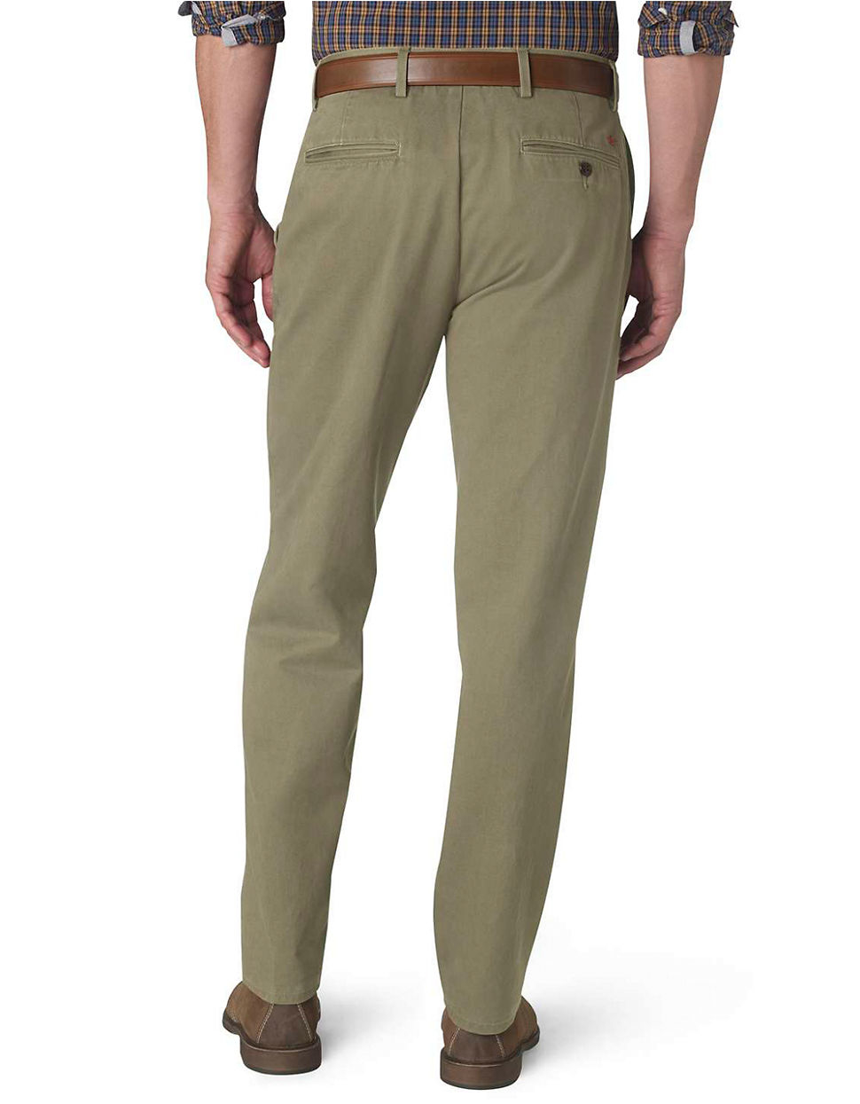 Dockers Classic Fit Field Khaki Pants in Green for Men (Open Green) | Lyst