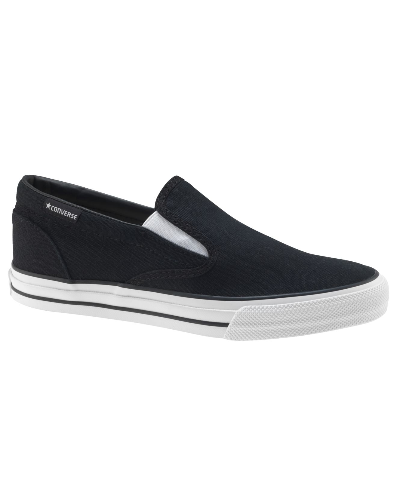Converse Men's Skid Grip Slip On Sneakers From Finish Line in Black for ...