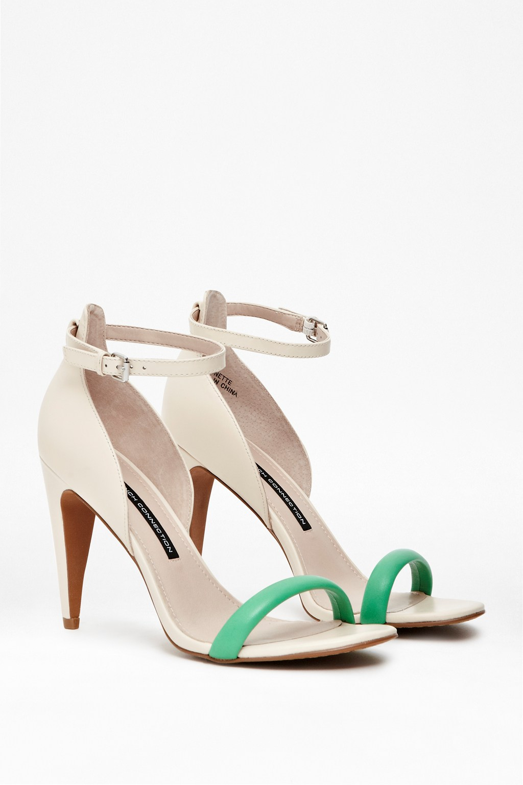 French Connection  Nanette High Heel  Sandals  in Brown Lyst