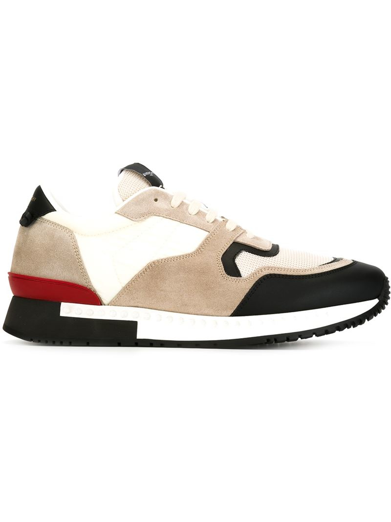 Givenchy Leather Colour Block Sneakers 