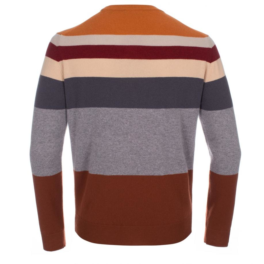 burnt orange sweater for men