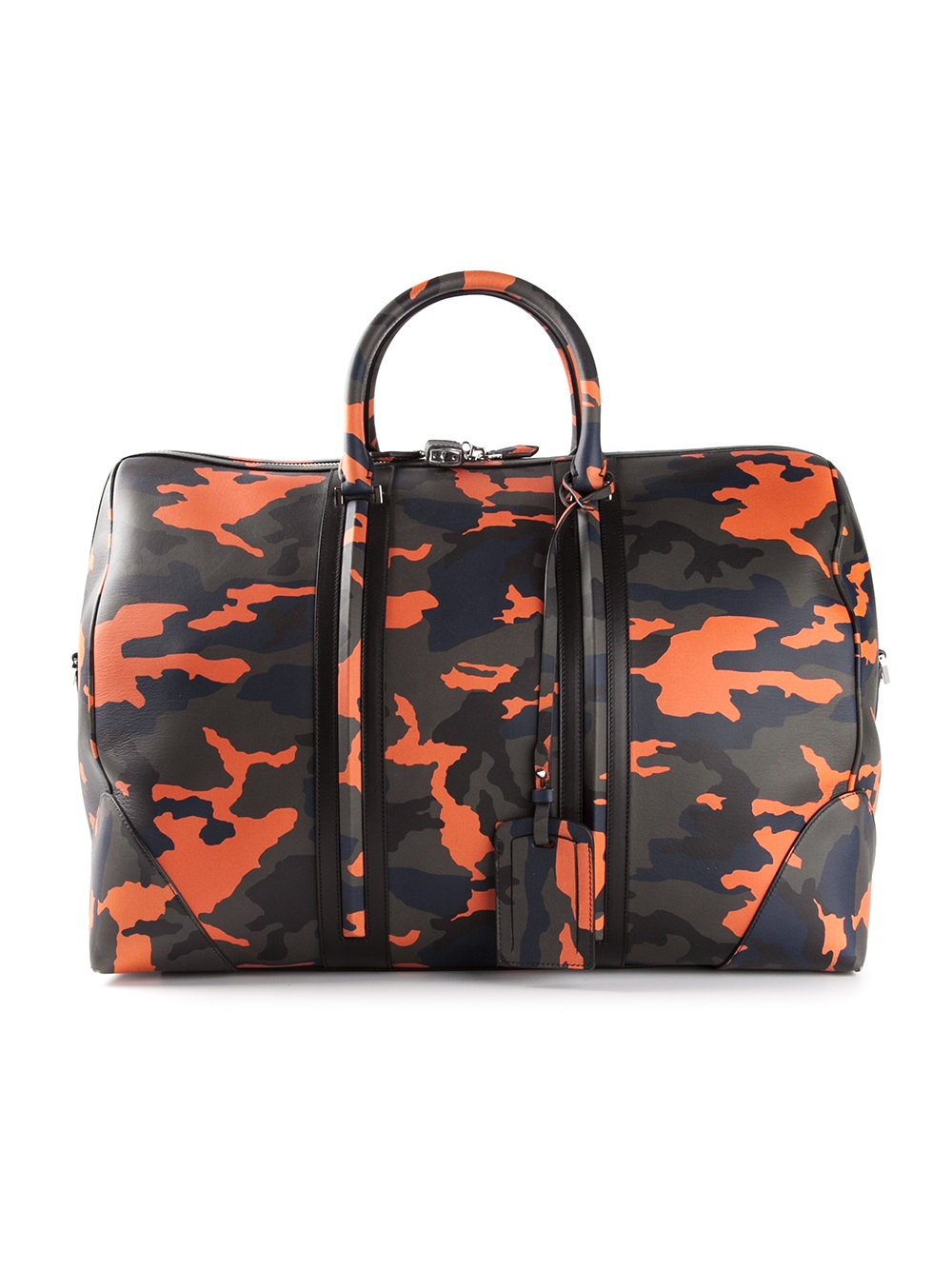 blue camo duffle bag