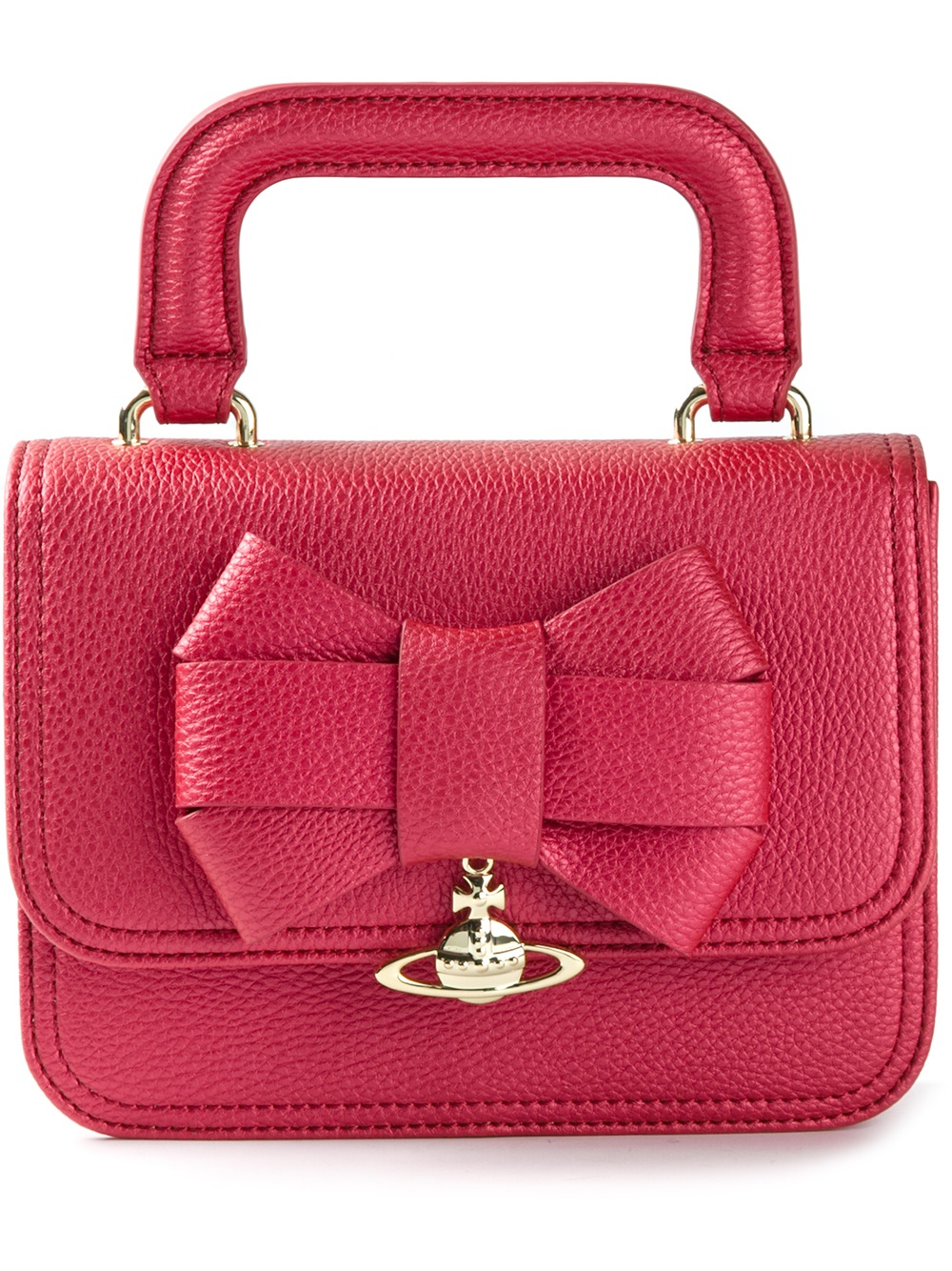 Lyst Vivienne Westwood Bow Crossbody Bag in Pink