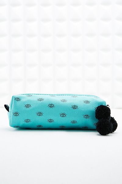 Urban Outfitters Eye Pencil Case in Blue in Blue (TURQUOISE)