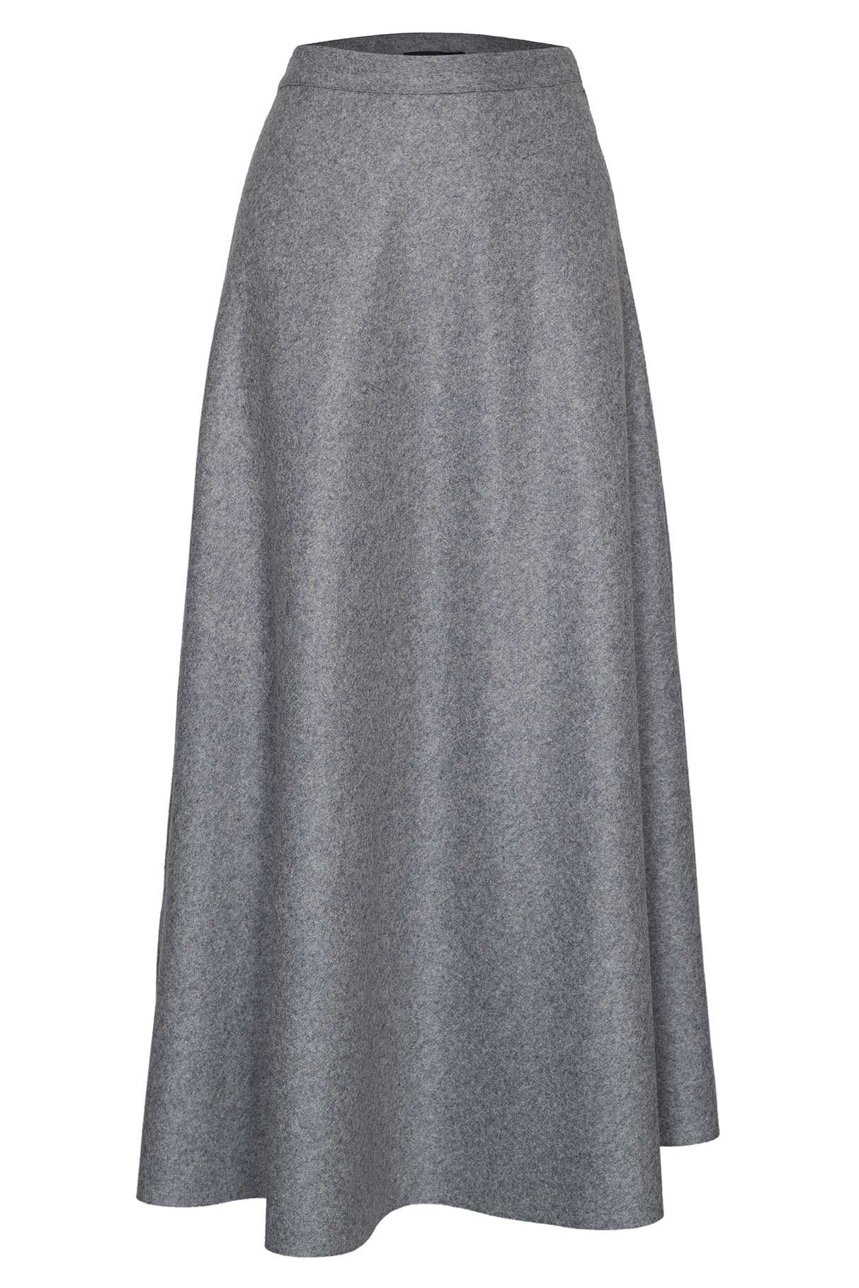 Long Grey Skirt 49