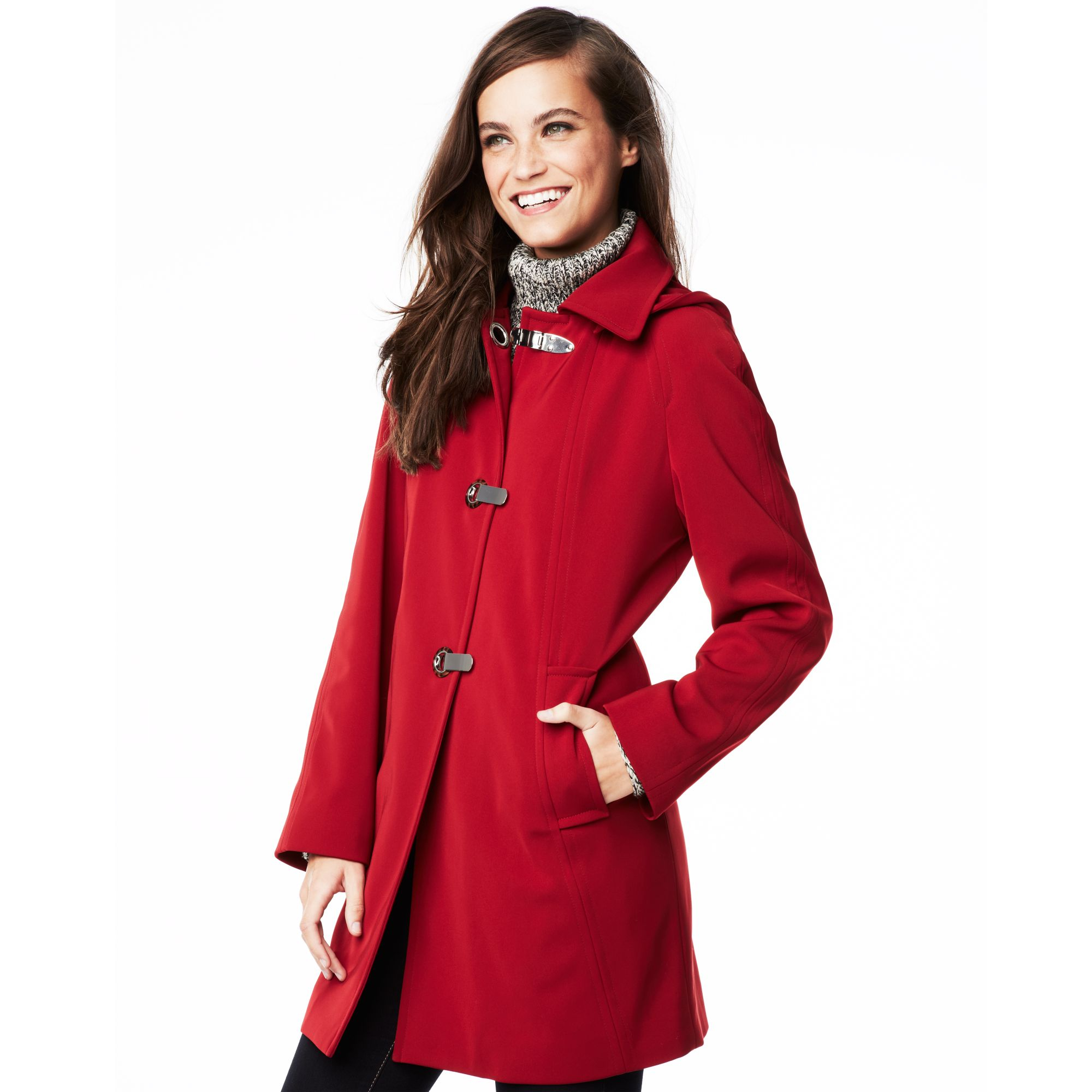 london fog red jacket