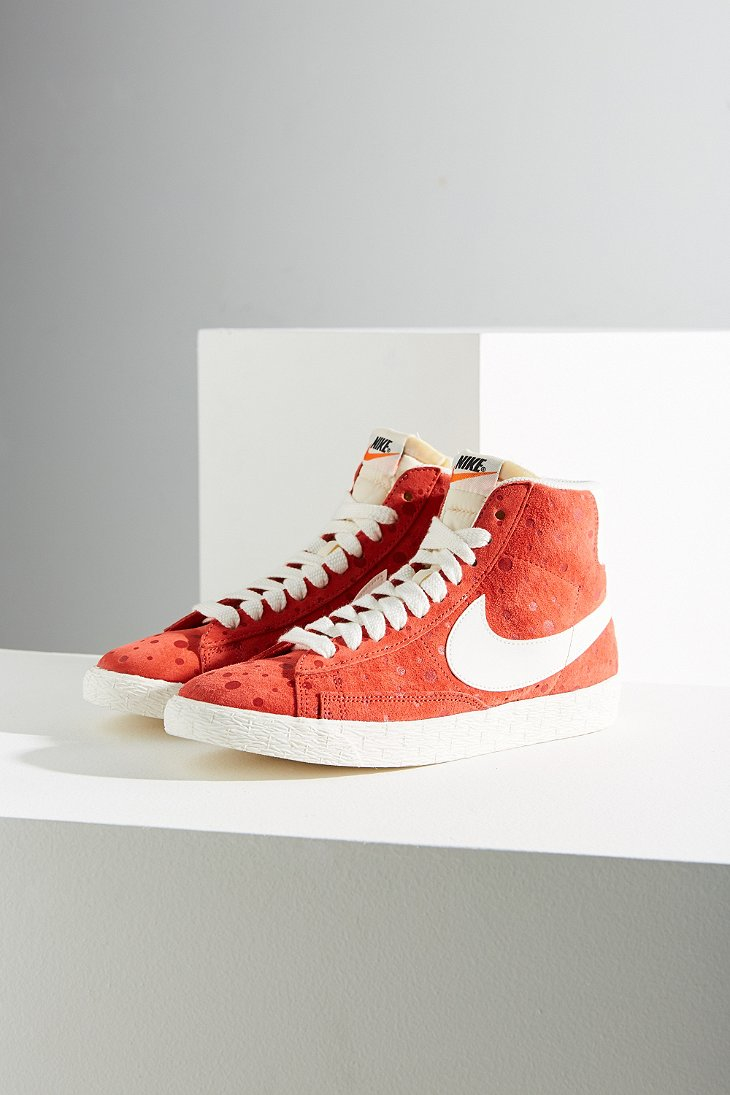 Nike Women s Blazer Mid Suede Vintage Sneaker in Pink Lyst Canada