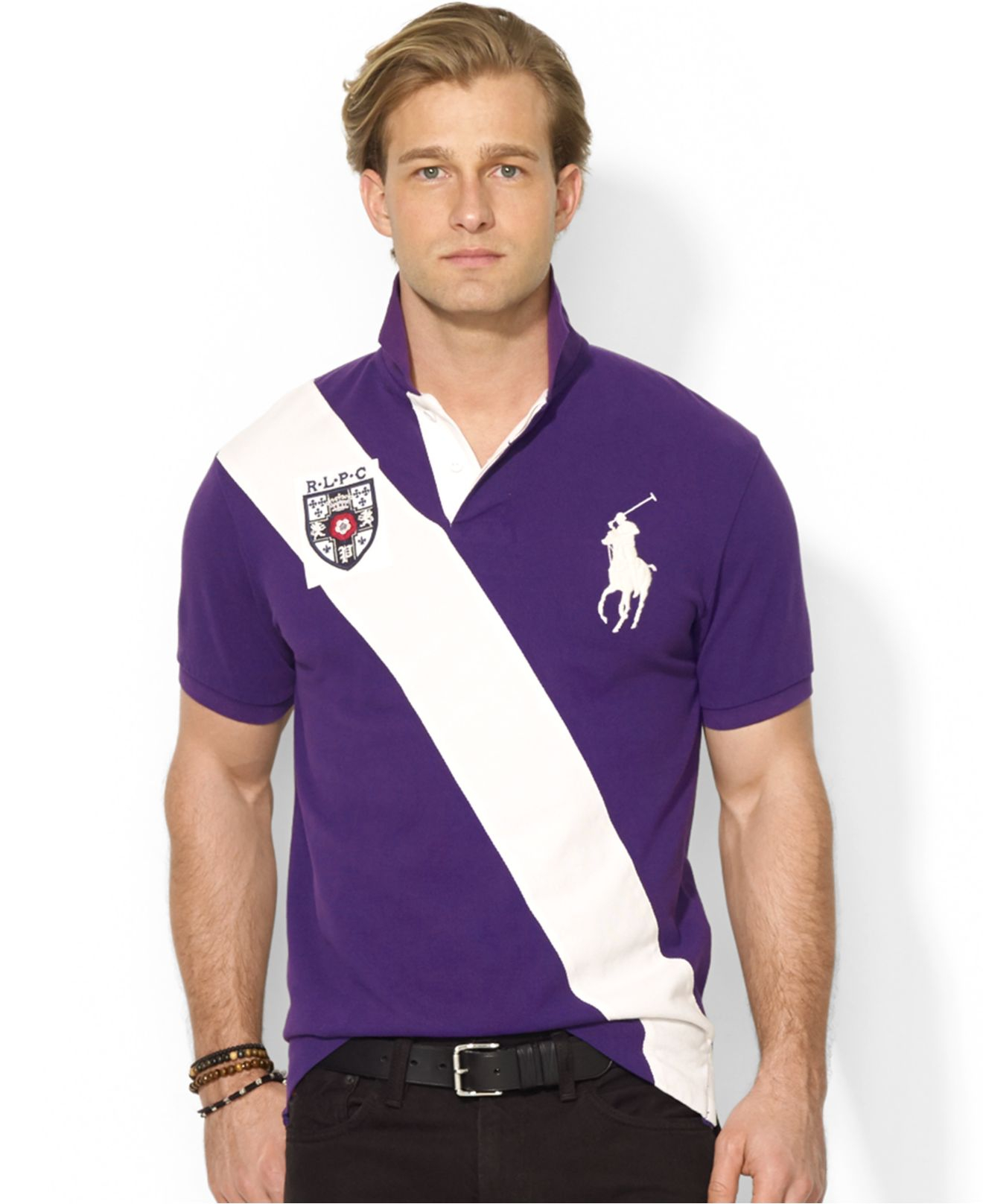purple polo shirts ralph lauren