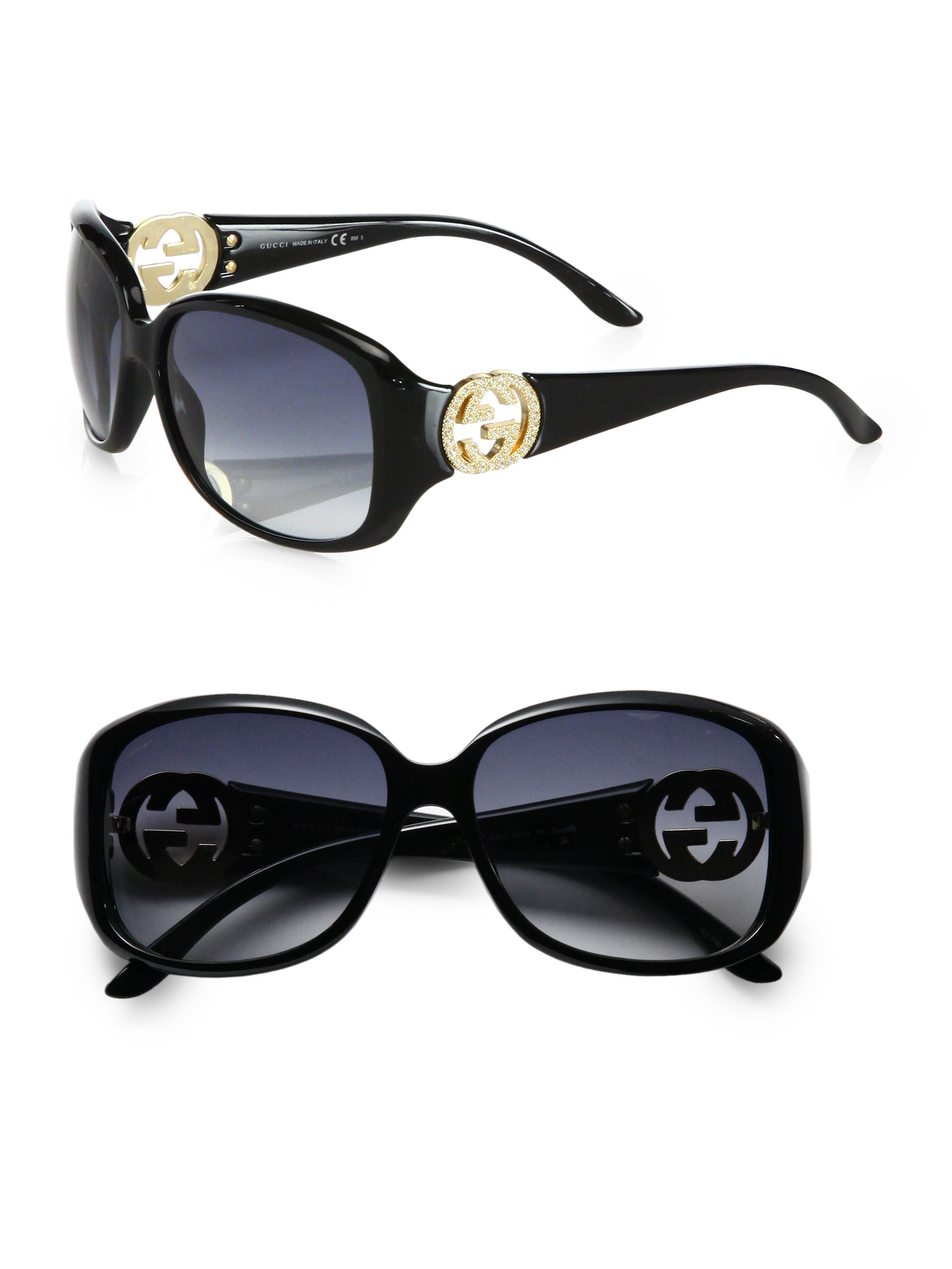 gucci oval web gg sunglasses