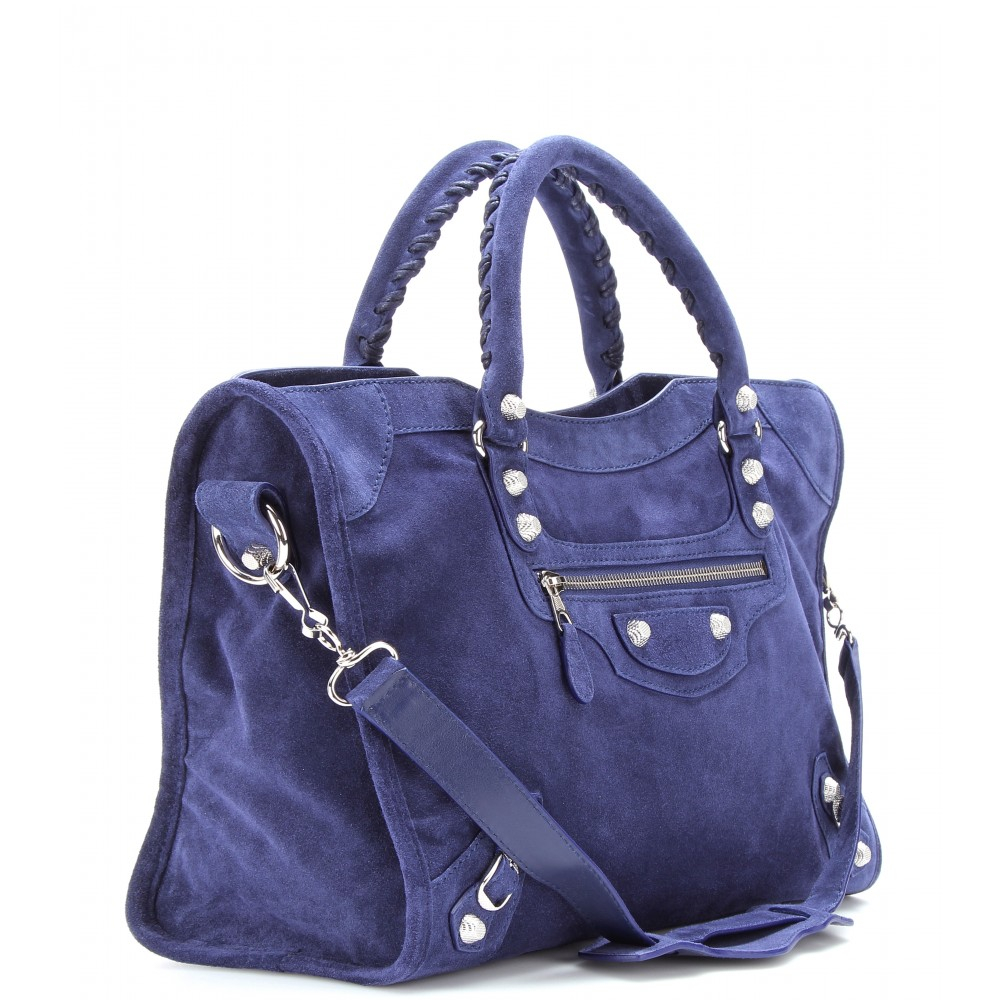 balenciaga suede bag