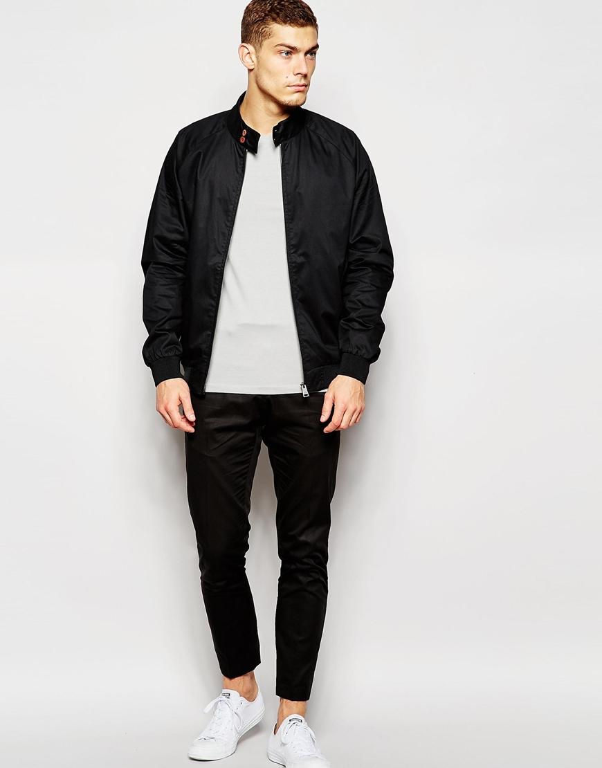 Download Ben Sherman Harrington Jacket in Black for Men - Lyst