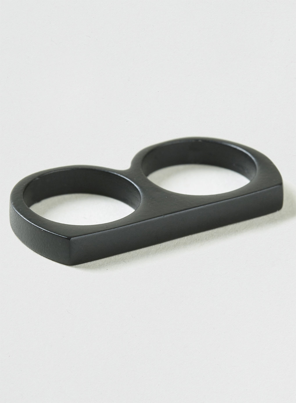 LAC Matt Twofinger Ring* in Black for Men Lyst