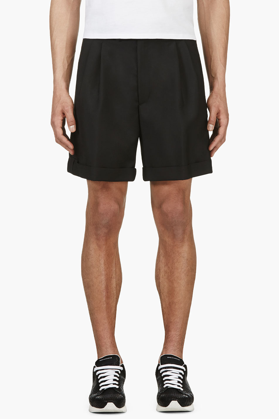 how to take in wide leg shorts for men