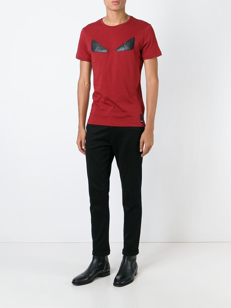 fendi red t shirt