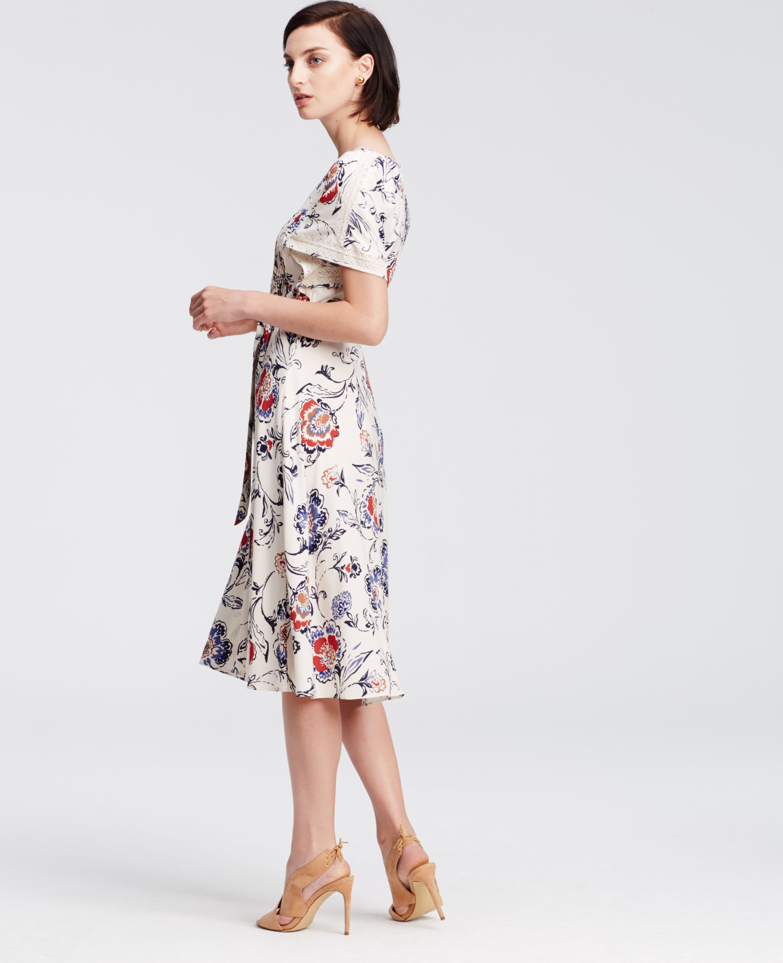 taylor lace midi dress