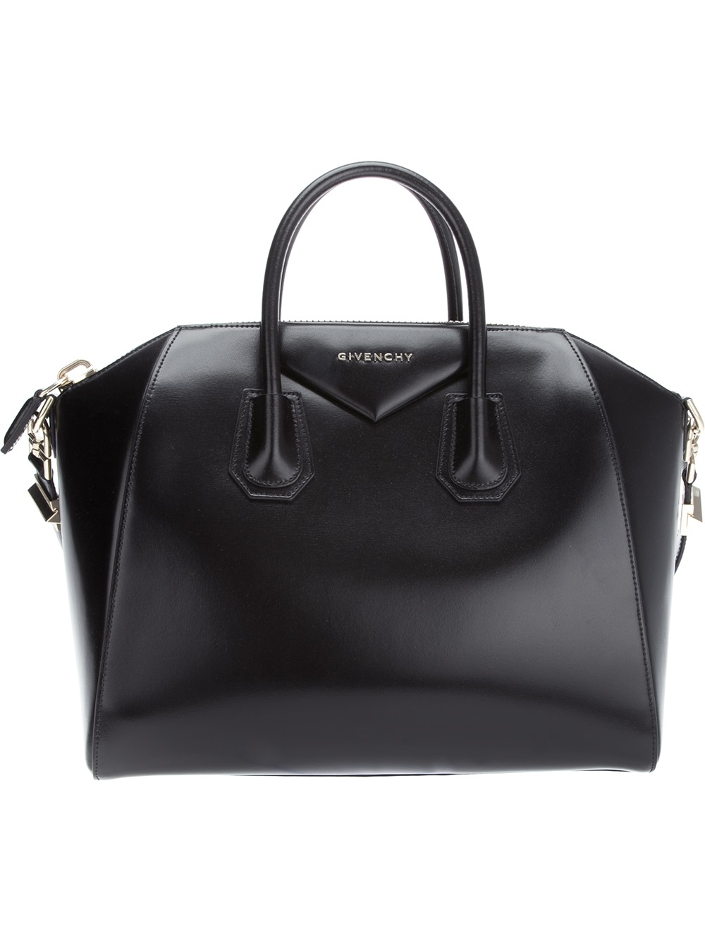 Givenchy Leather Medium 'antigona' Tote in Black Lyst