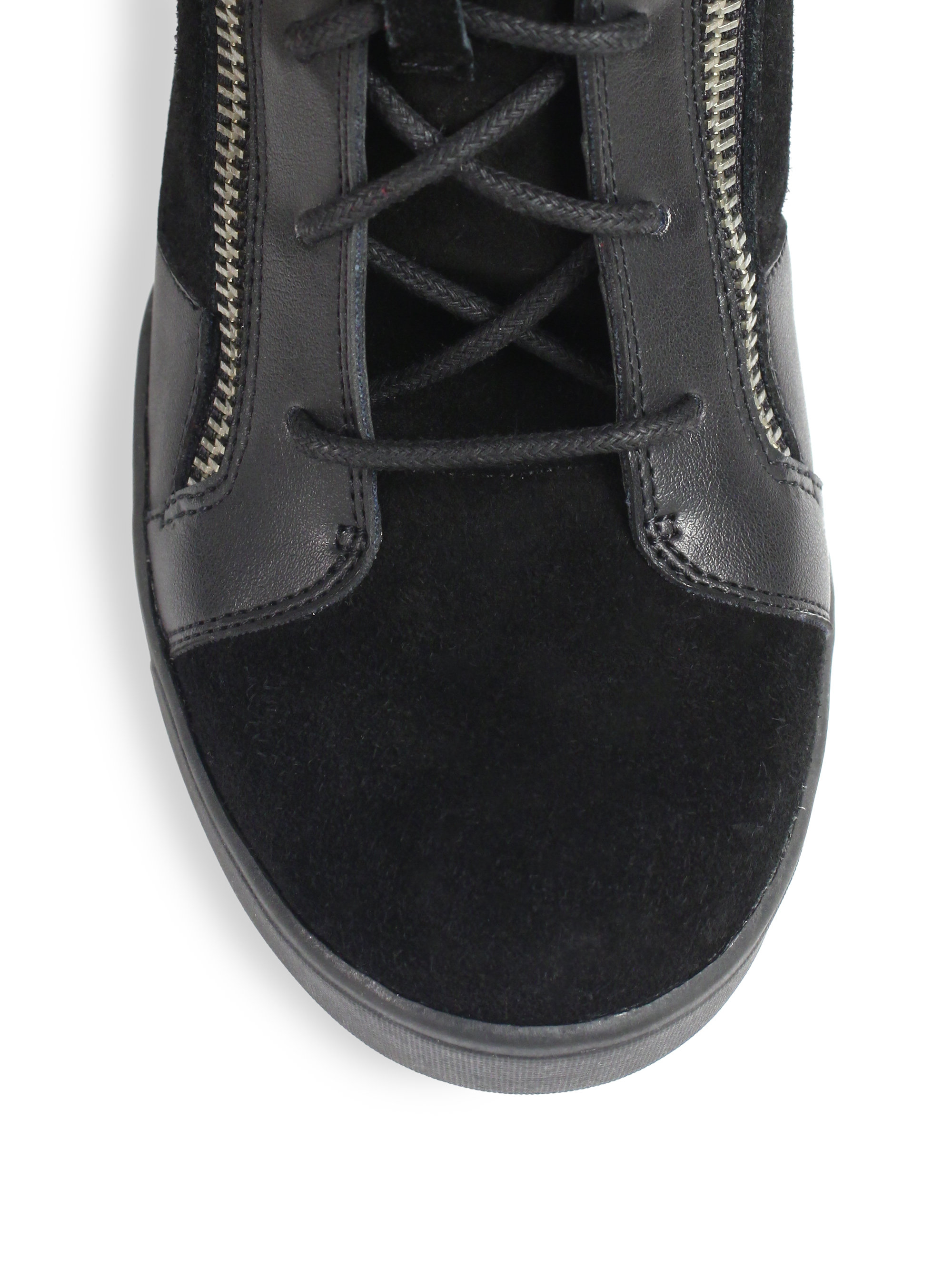 Saks Fifth Avenue Casbah Sneaker Wedges in Black Lyst