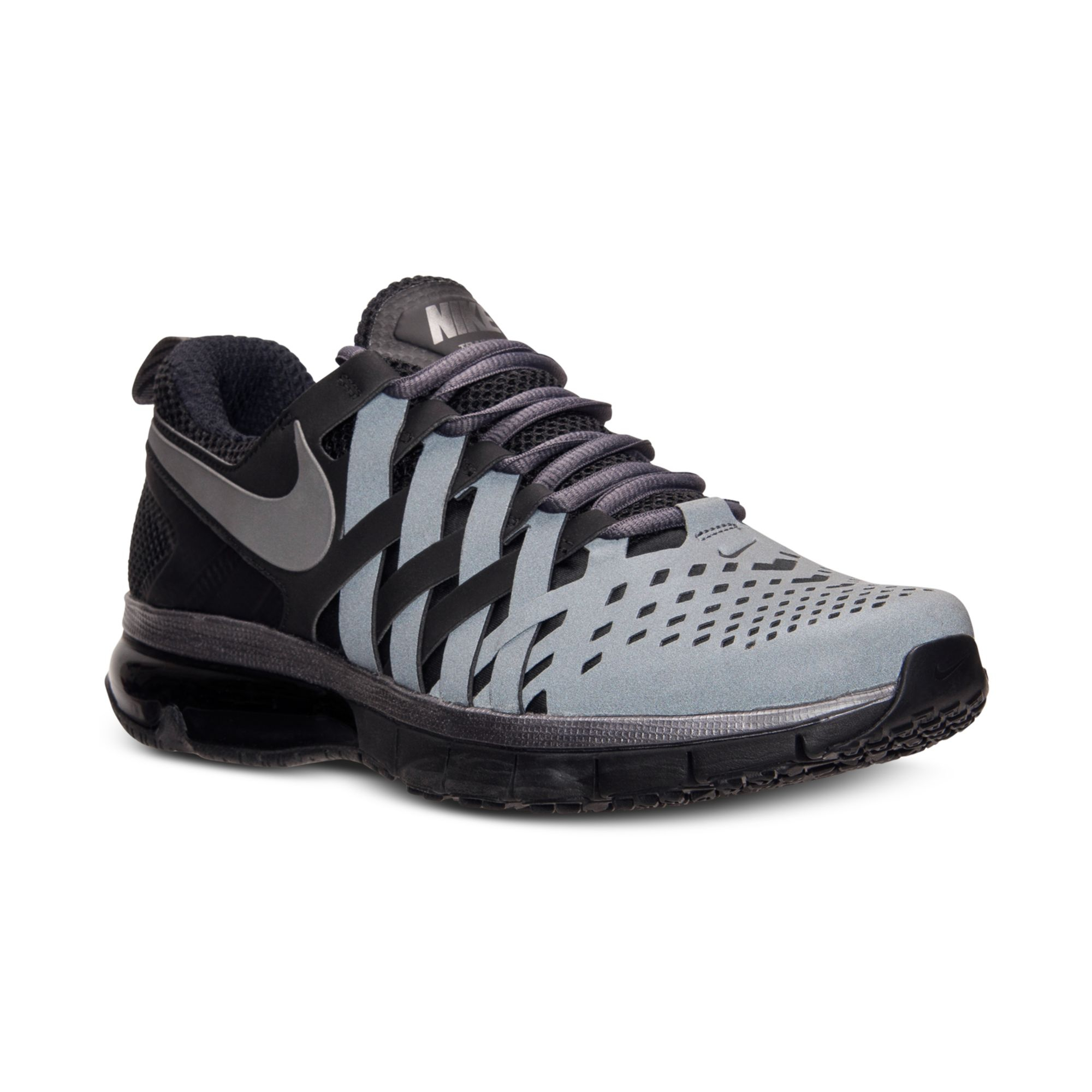 Nike Mens Fingertrap Air Max Training Sneakers From Finish Line in Gray ...