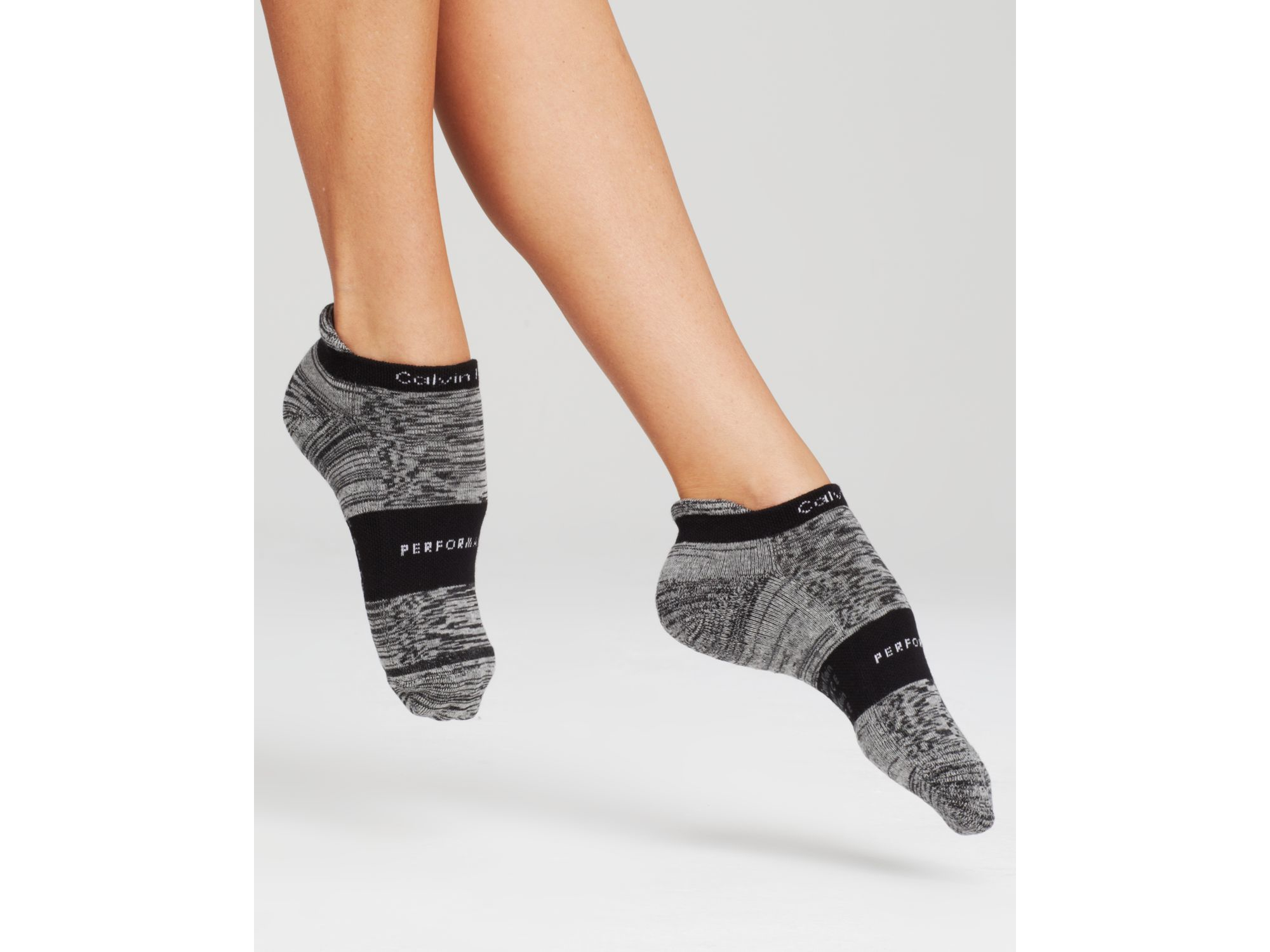 Calvin klein Hosiery Active Liner Ankle Socks in Black Lyst