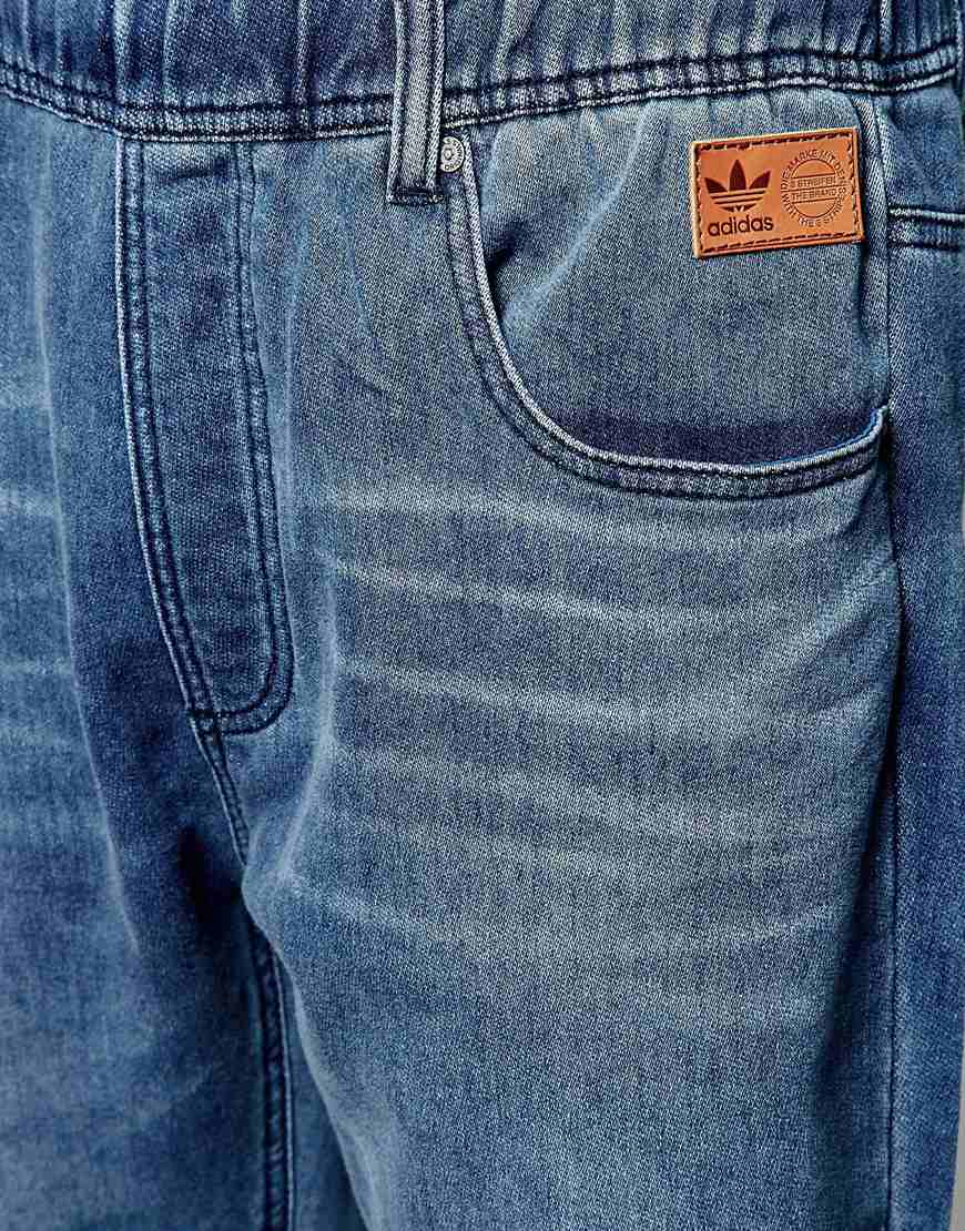 adidas Originals Denim Joggers Ab8057 in Blue for Men | Lyst