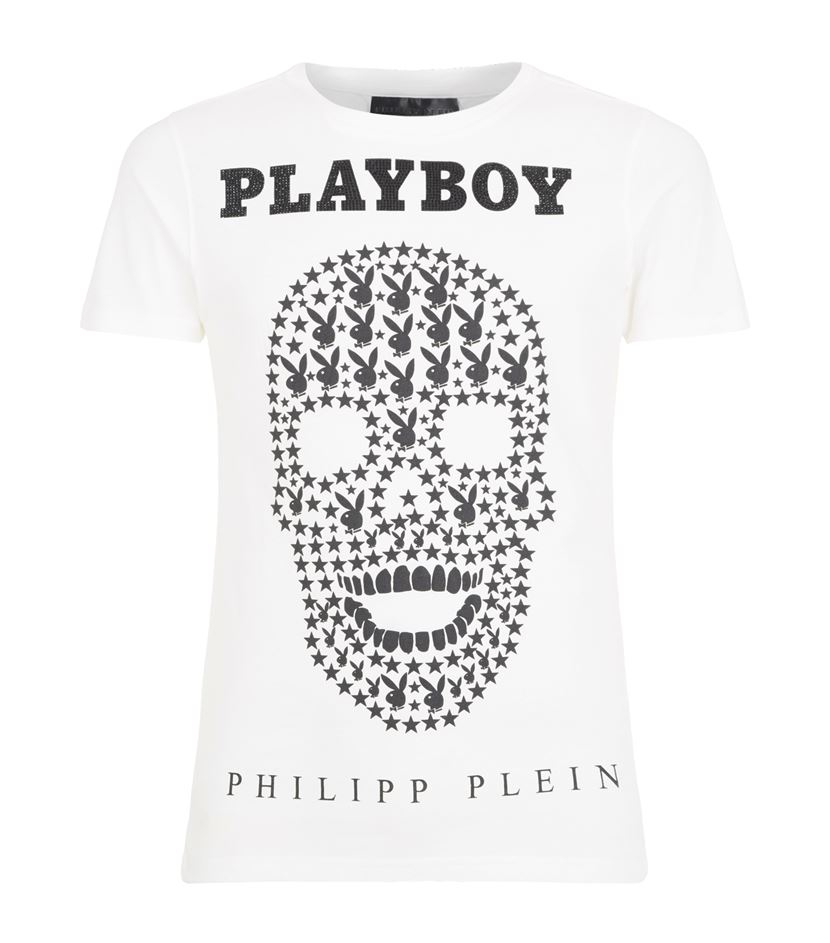 Philipp Plein Playboy Skull T-shirt in 