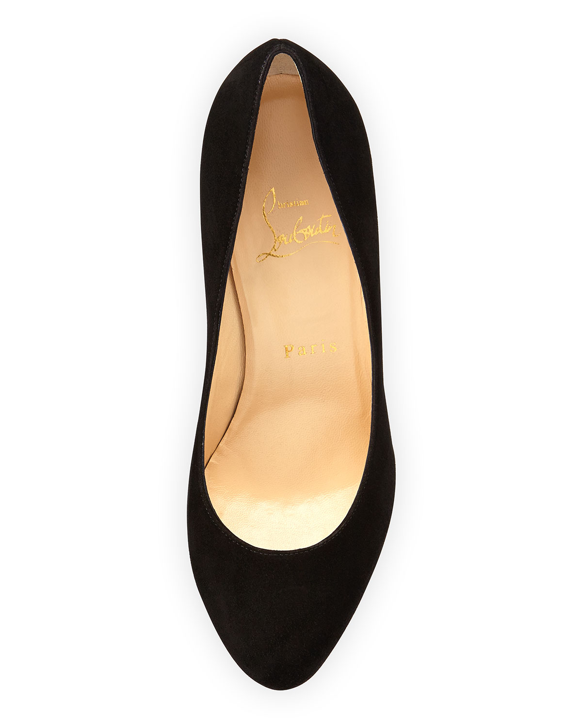 Christian louboutin Argotik Suede Platform Pump in Black | Lyst  